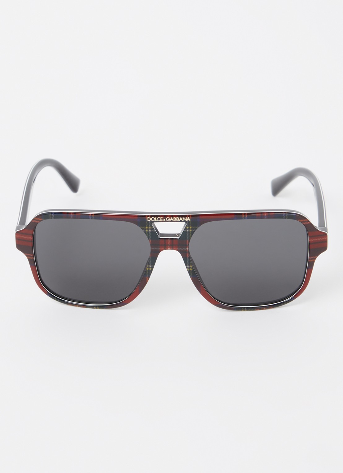 Dolce & Gabbana Piloten zonnebril DX4003 - detail 2 donkerrood