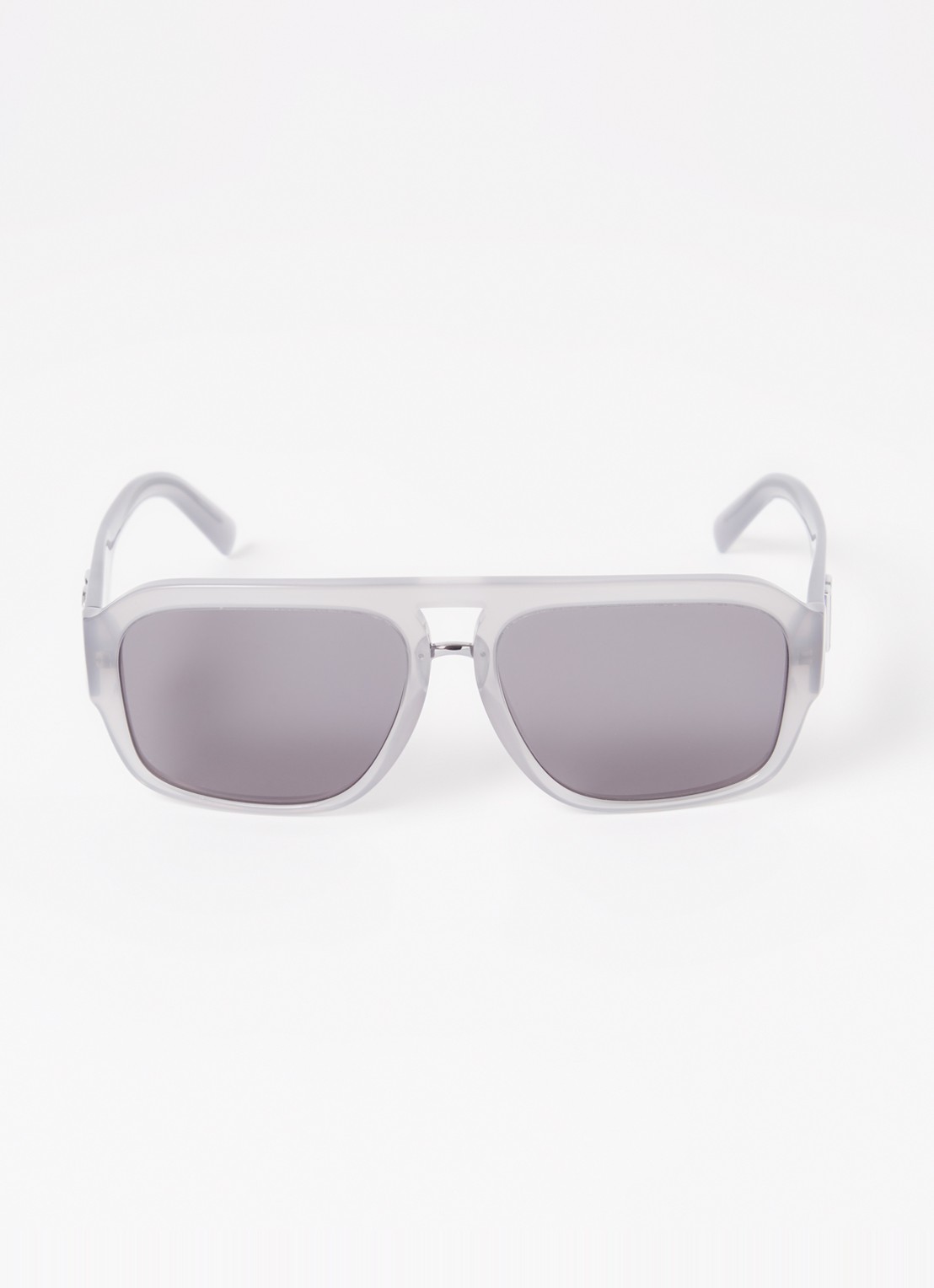 Dolce & Gabbana Piloten zonnebril gepolariseerd DG4403 - detail 3 lichtgrijs