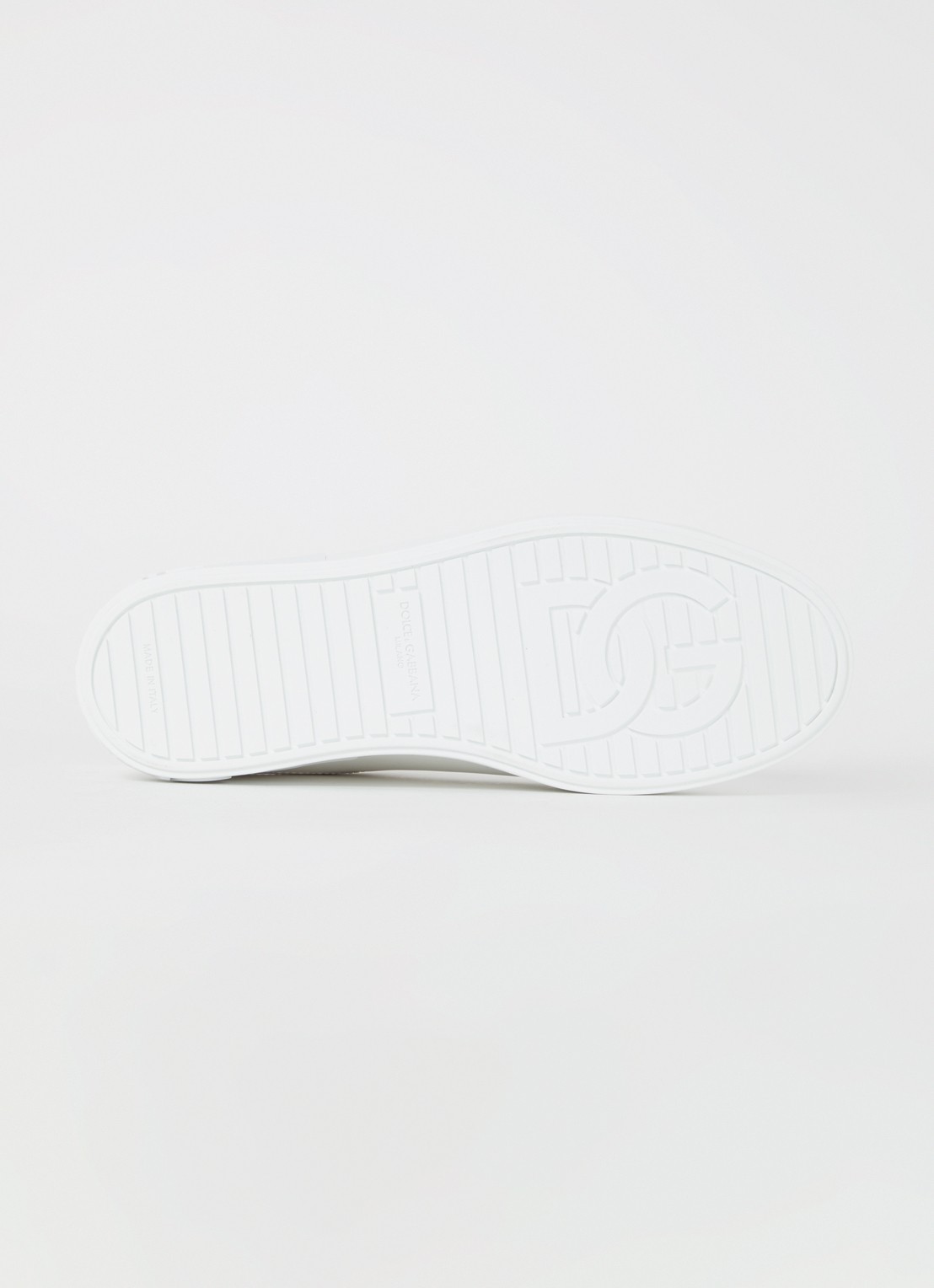 Dolce & Gabbana Portofino sneaker van kalfsleer - detail 5 wit
