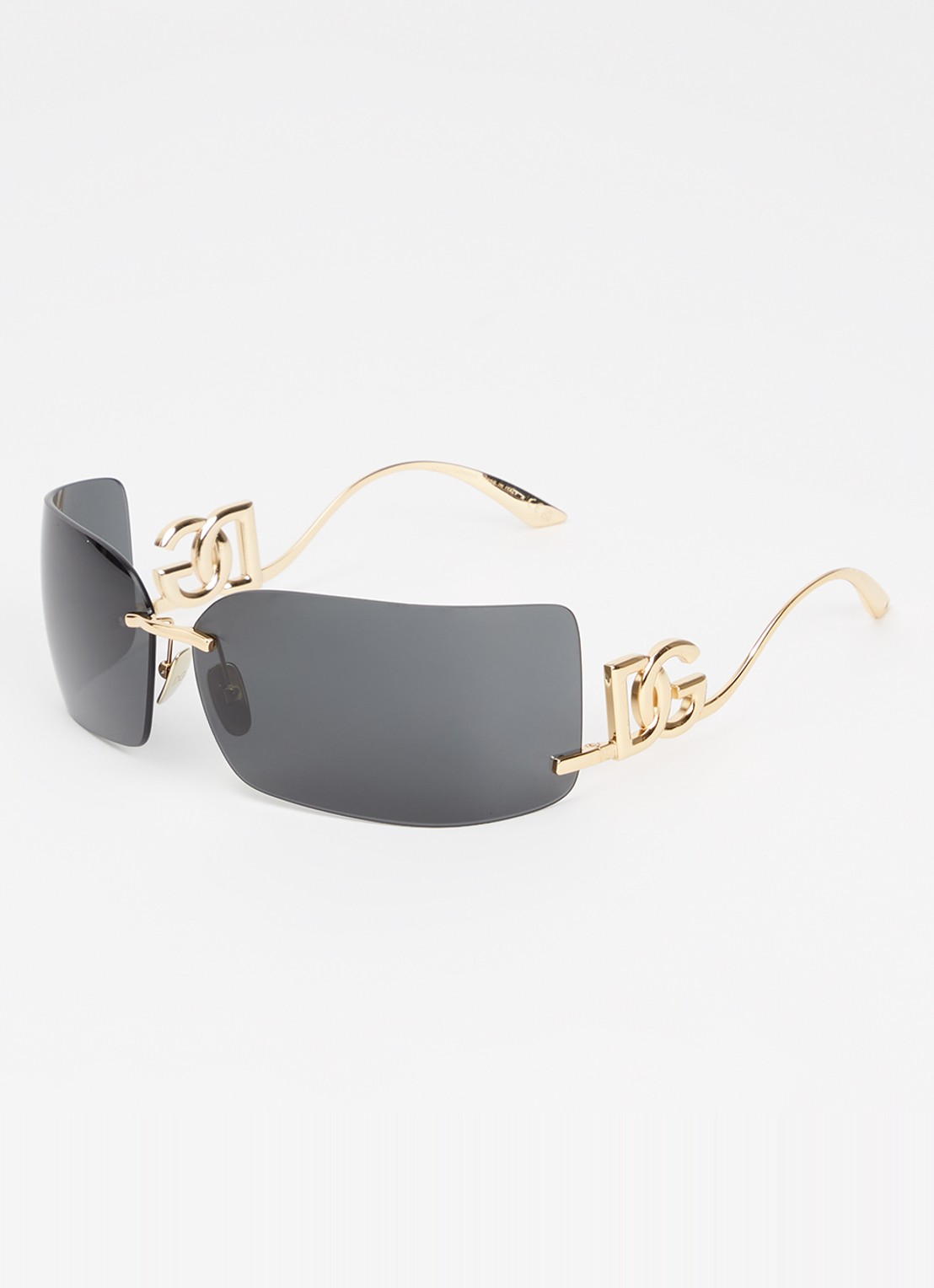 Dolce & Gabbana Retro zonnebril DG2319 - voorkant 4 goud