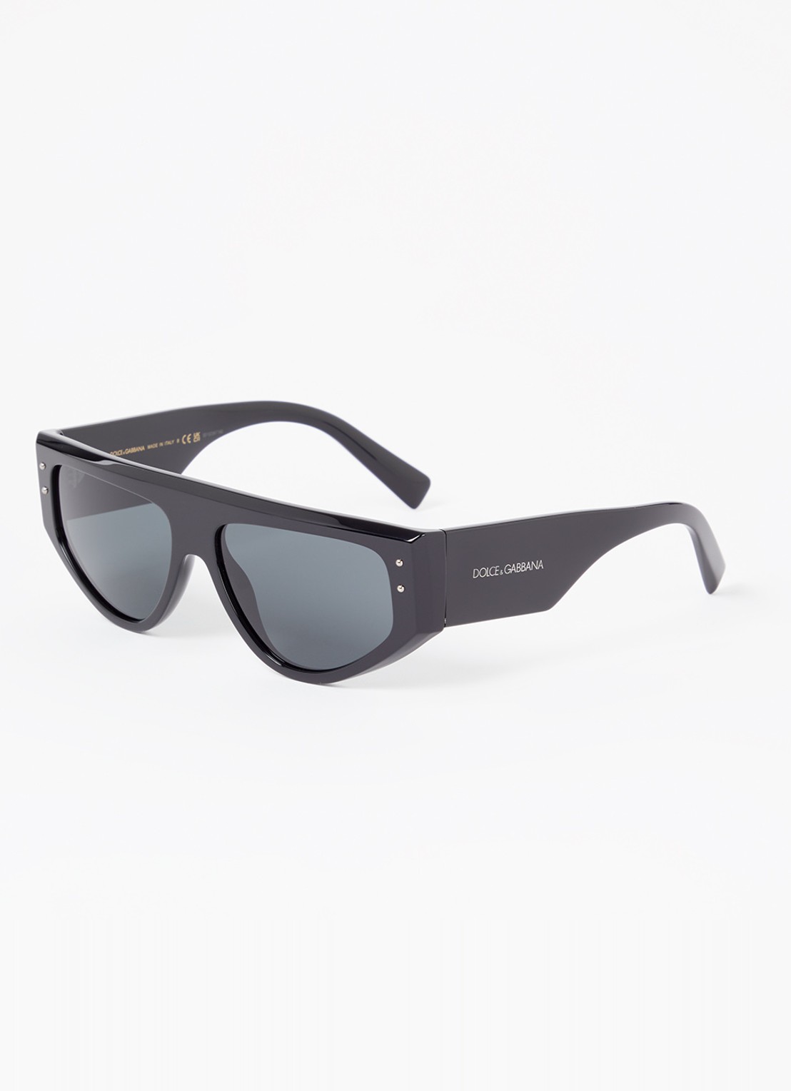 Dolce & Gabbana Retro zonnebril DG4461  - voorkant zwart