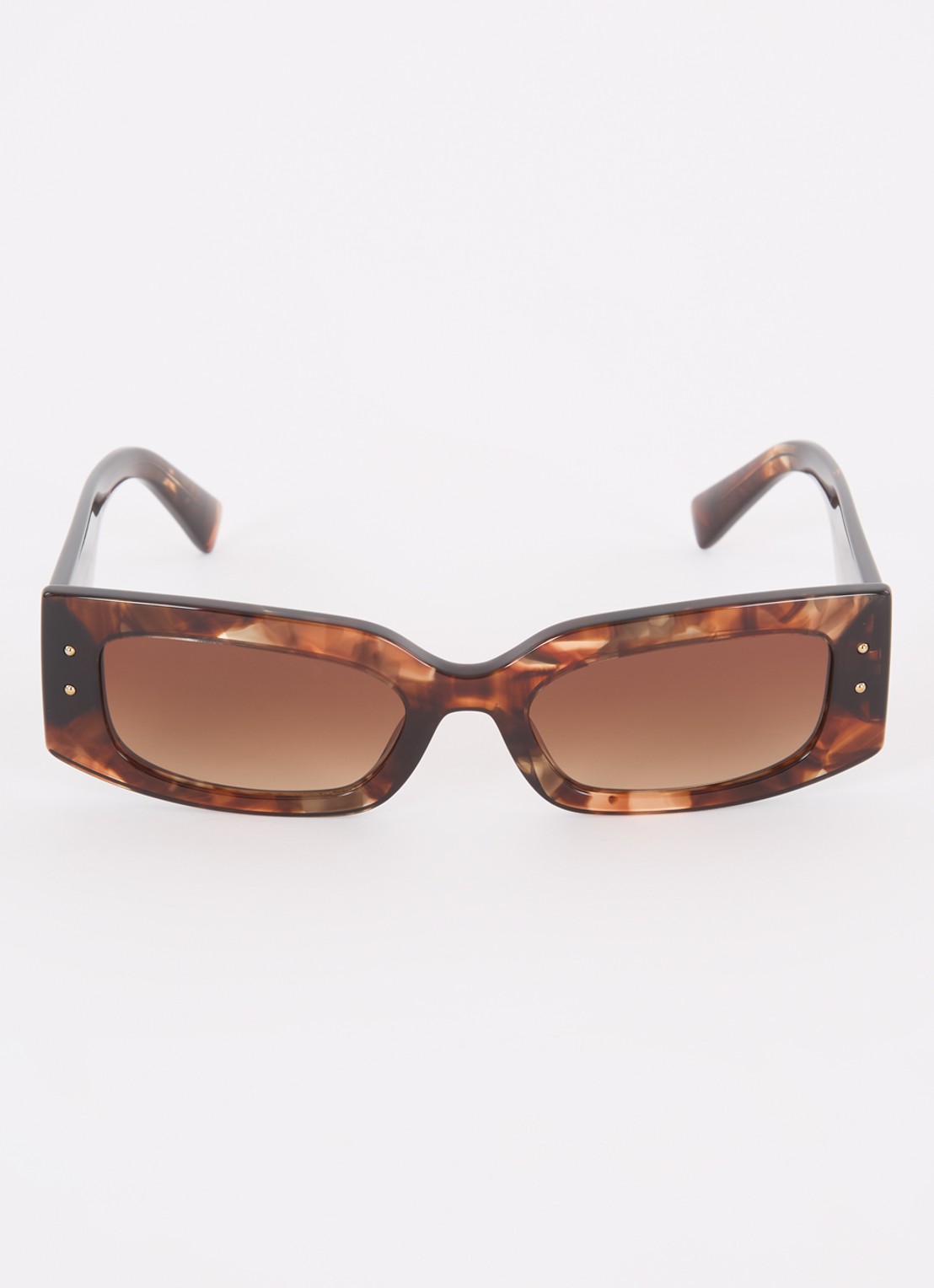 Dolce & Gabbana Retro zonnebril DG4479 - detail 2 donkerbruin