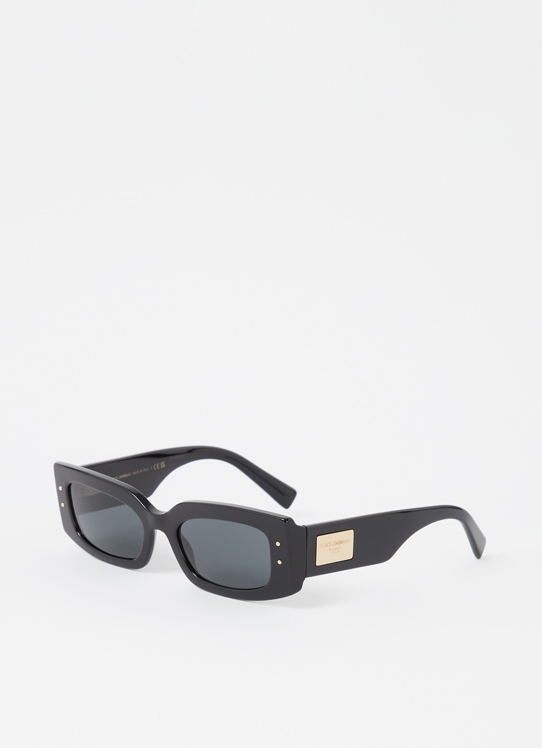 Dolce & Gabbana Retro zonnebril DG4479 - voorkant 4 zwart