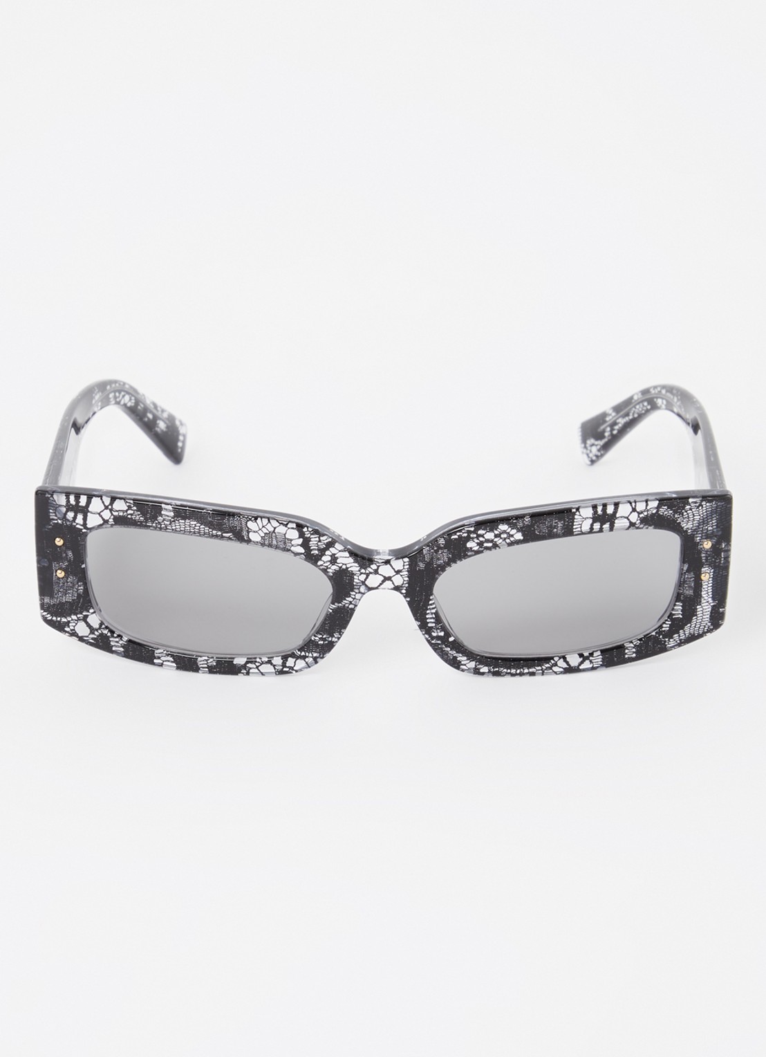 Dolce & Gabbana Retro zonnebril DG4479 - detail zwart