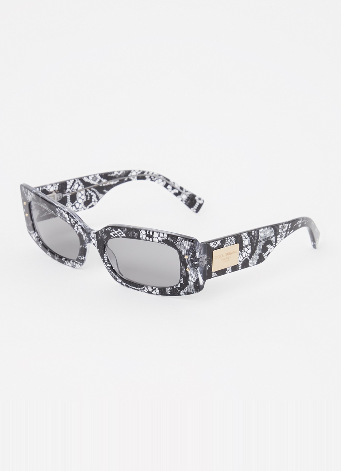 Dolce & Gabbana Retro zonnebril DG4479 - voorkant 4 zwart