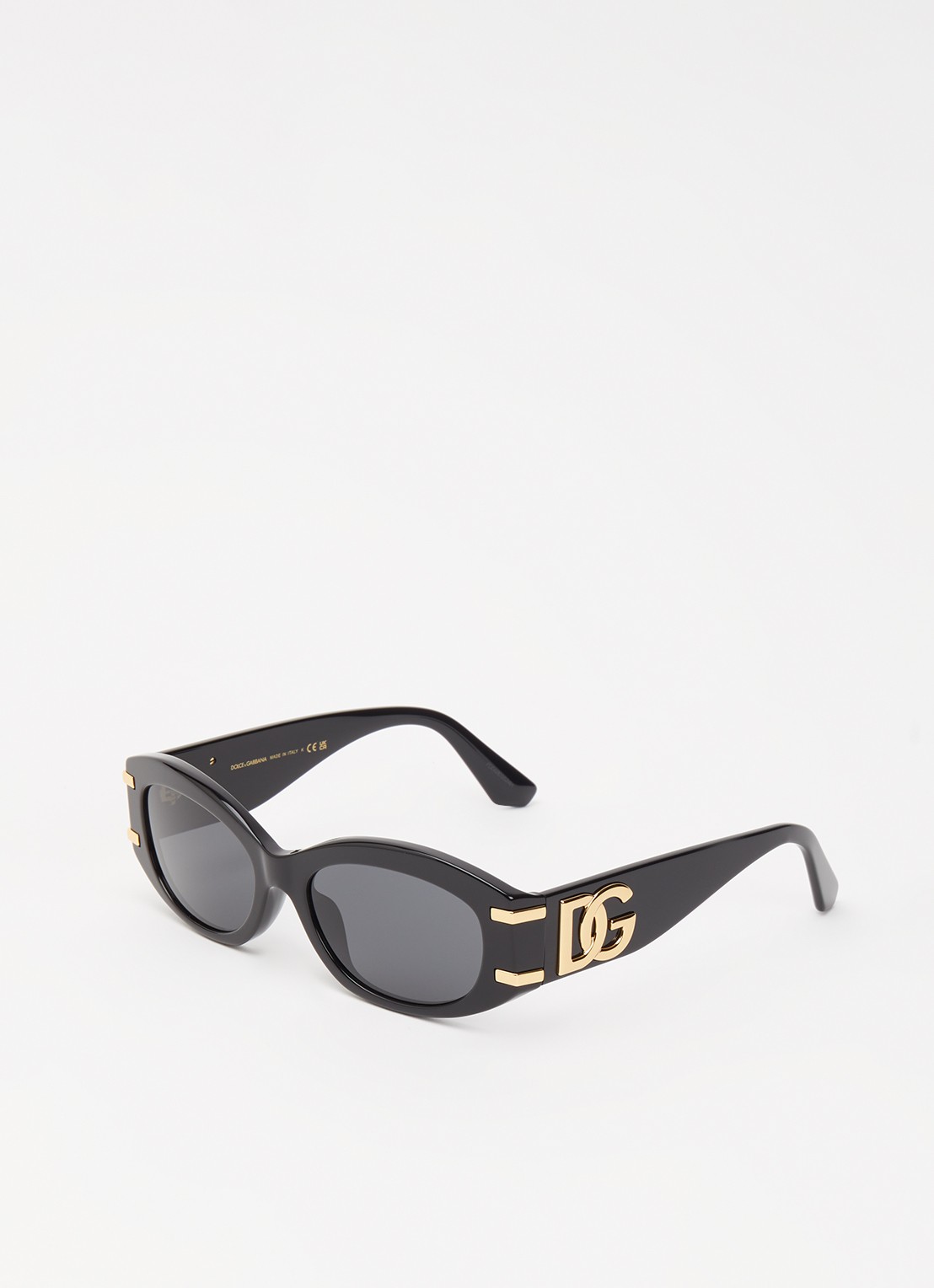 Dolce & Gabbana Retro zonnebril DG4502 - voorkant zwart