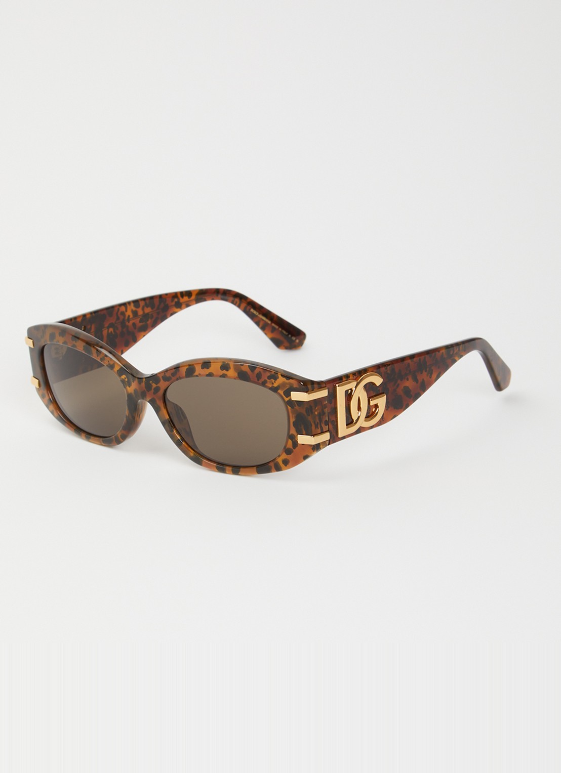 Dolce & Gabbana Retro zonnebril DG4502 - voorkant 4 bruin