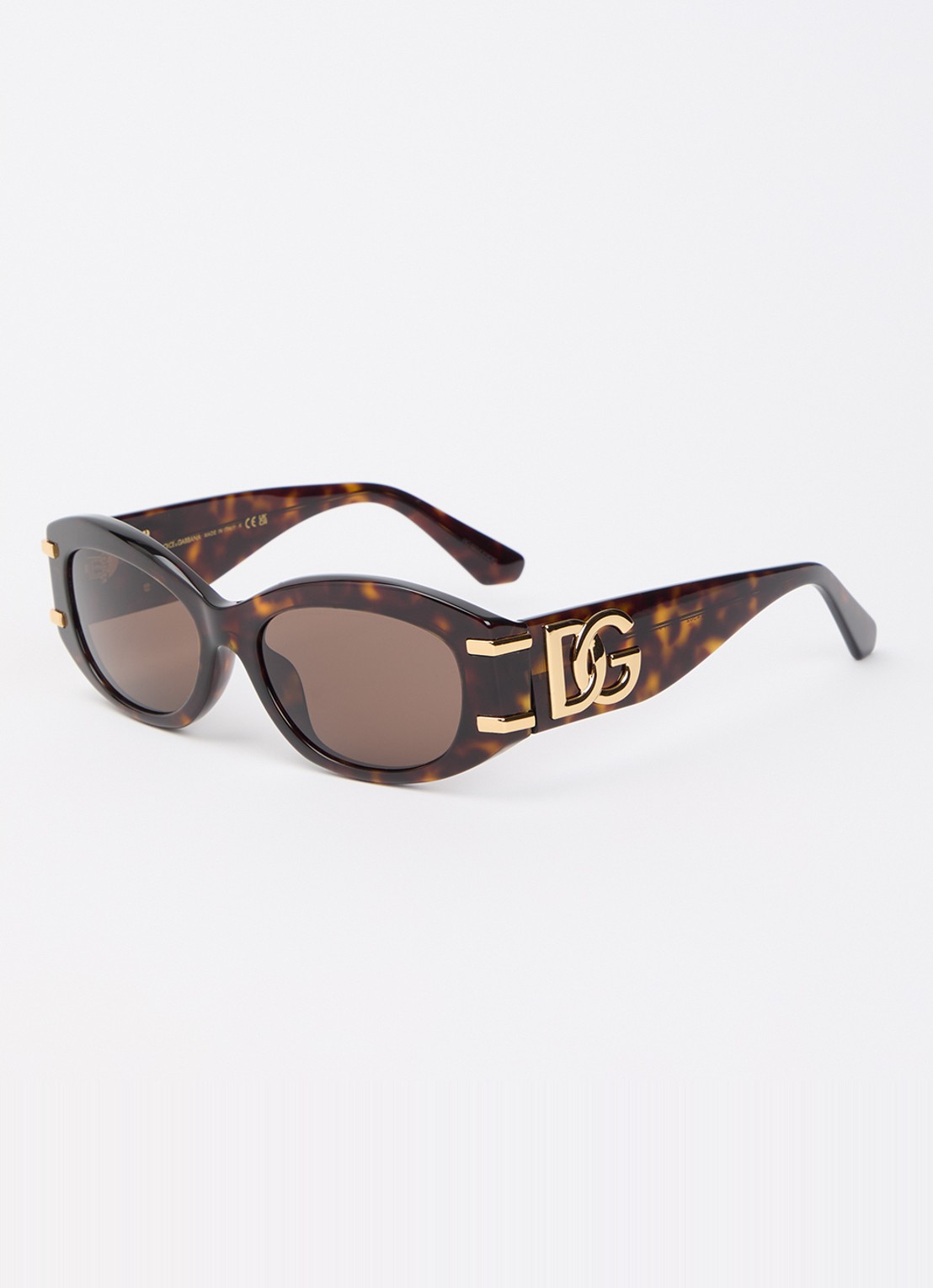 Dolce & Gabbana Retro zonnebril DG4502 - voorkant bruin