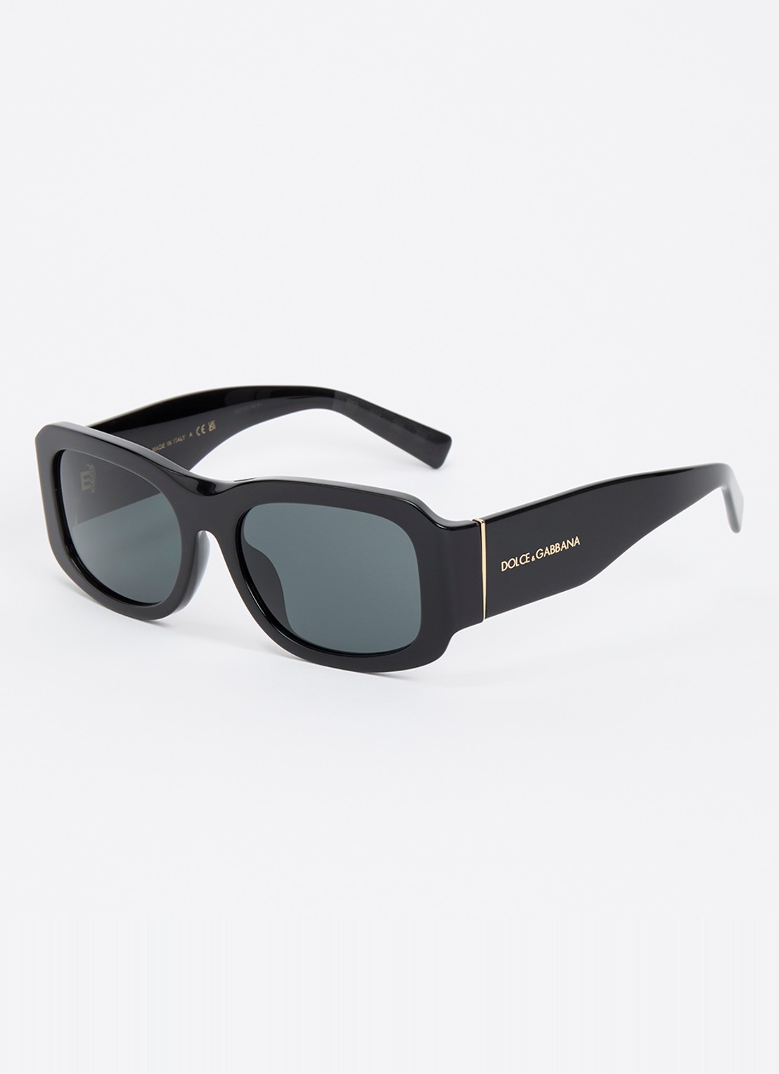 Dolce & Gabbana Retro zonnebril DG4503 - voorkant 4 zwart