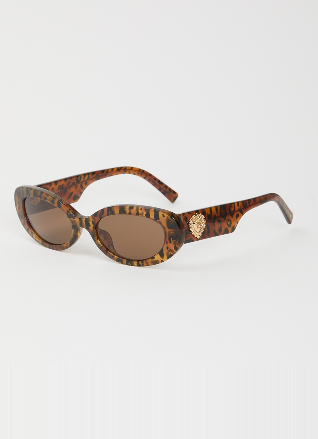 Dolce & Gabbana Retro zonnebril DG4537 - voorkant bruin