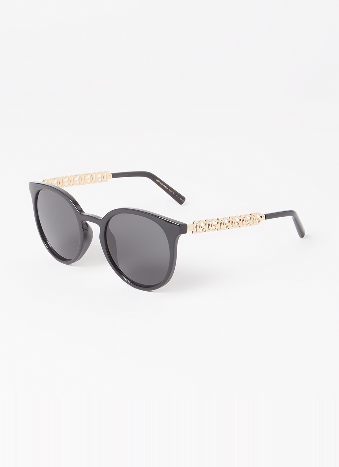 Dolce & Gabbana Retro zonnebril DG6189U  - voorkant zwart