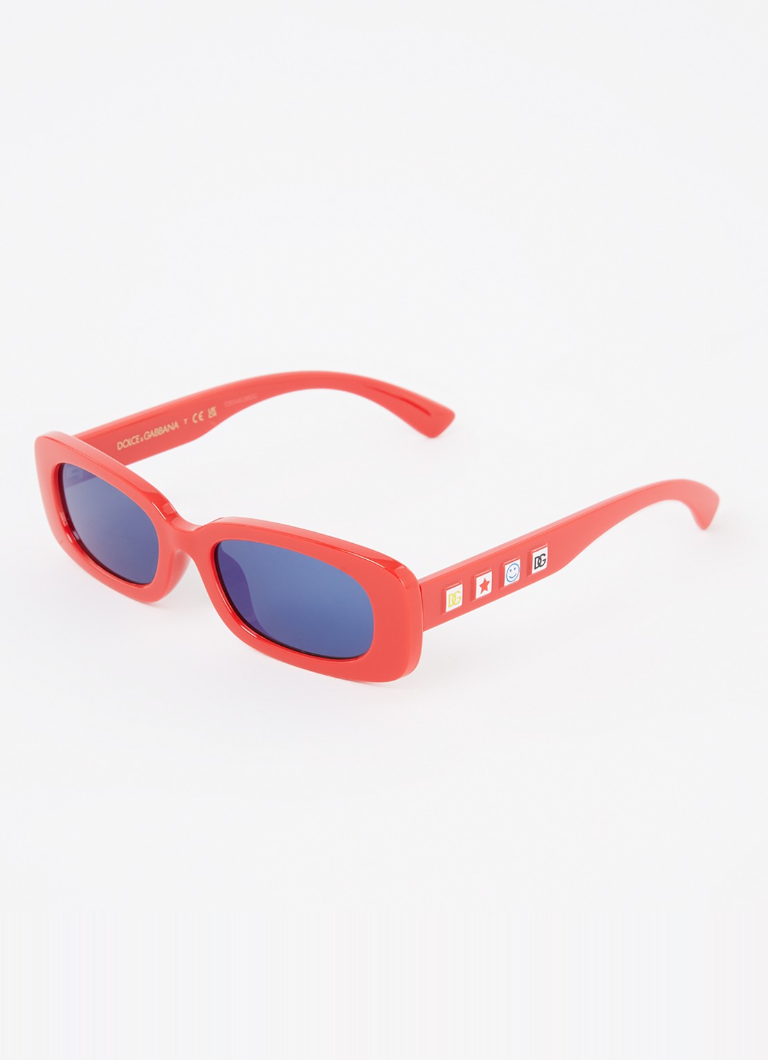 Dolce & Gabbana Retro zonnebril DX6006U - voorkant 4 rood