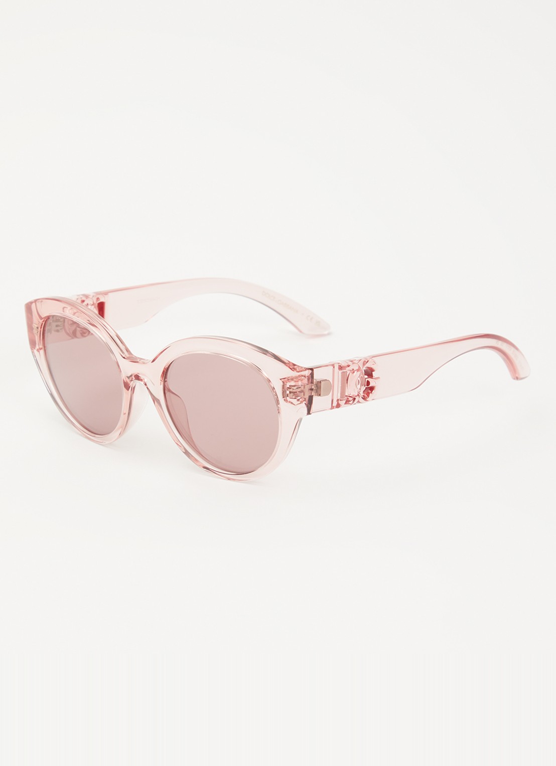 Dolce & Gabbana Retro zonnebril DX6010 - voorkant 4 lichtroze