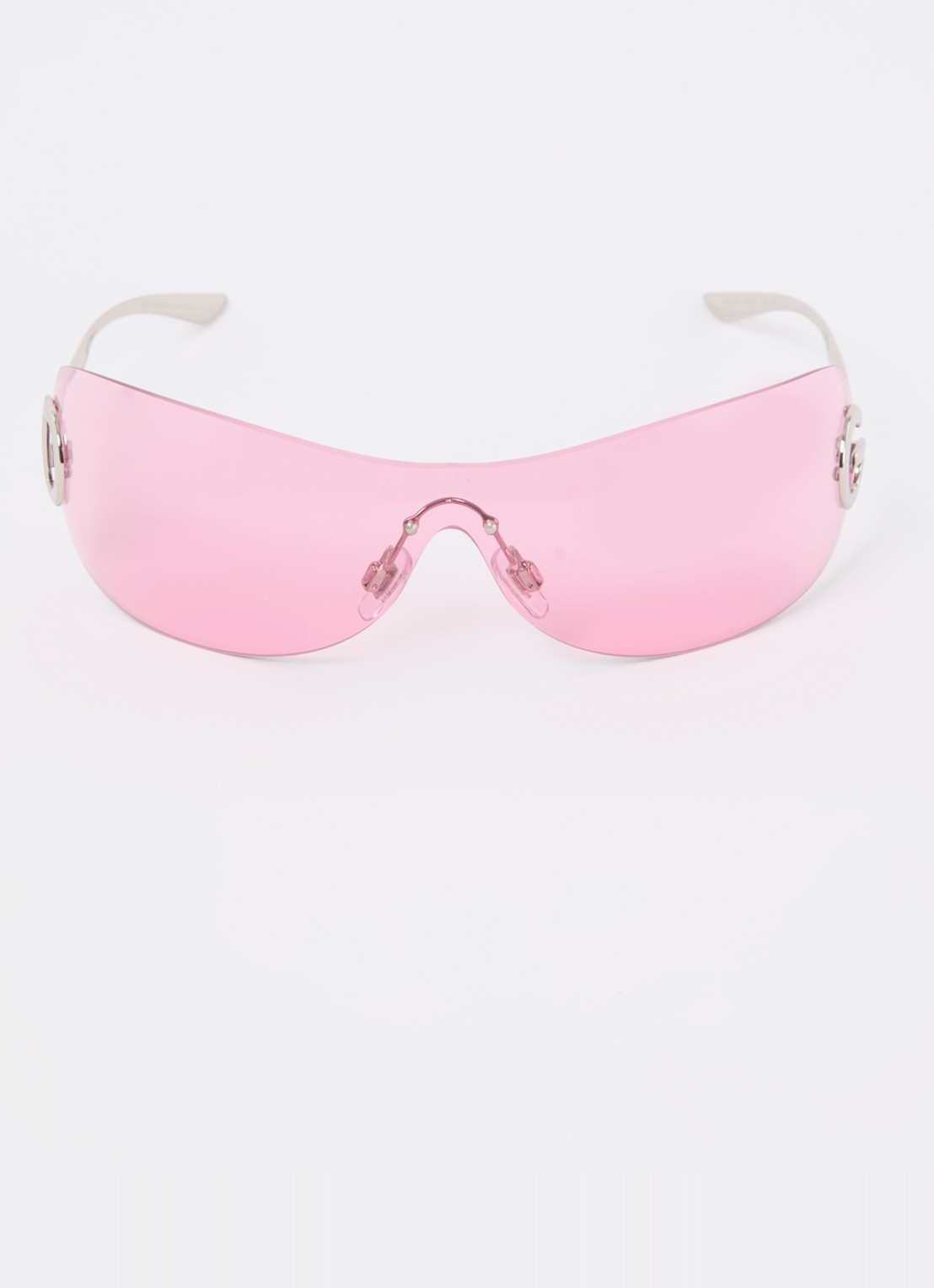 Dolce & Gabbana Shield zonnebril DG2308 - detail roze