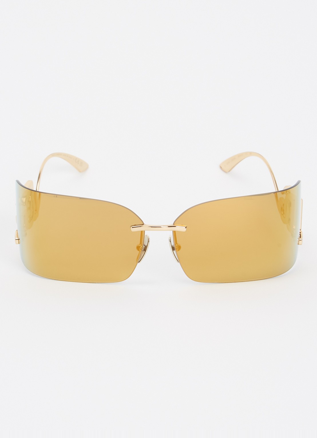 Dolce & Gabbana Shield zonnebril DG2319   - detail 2 goud