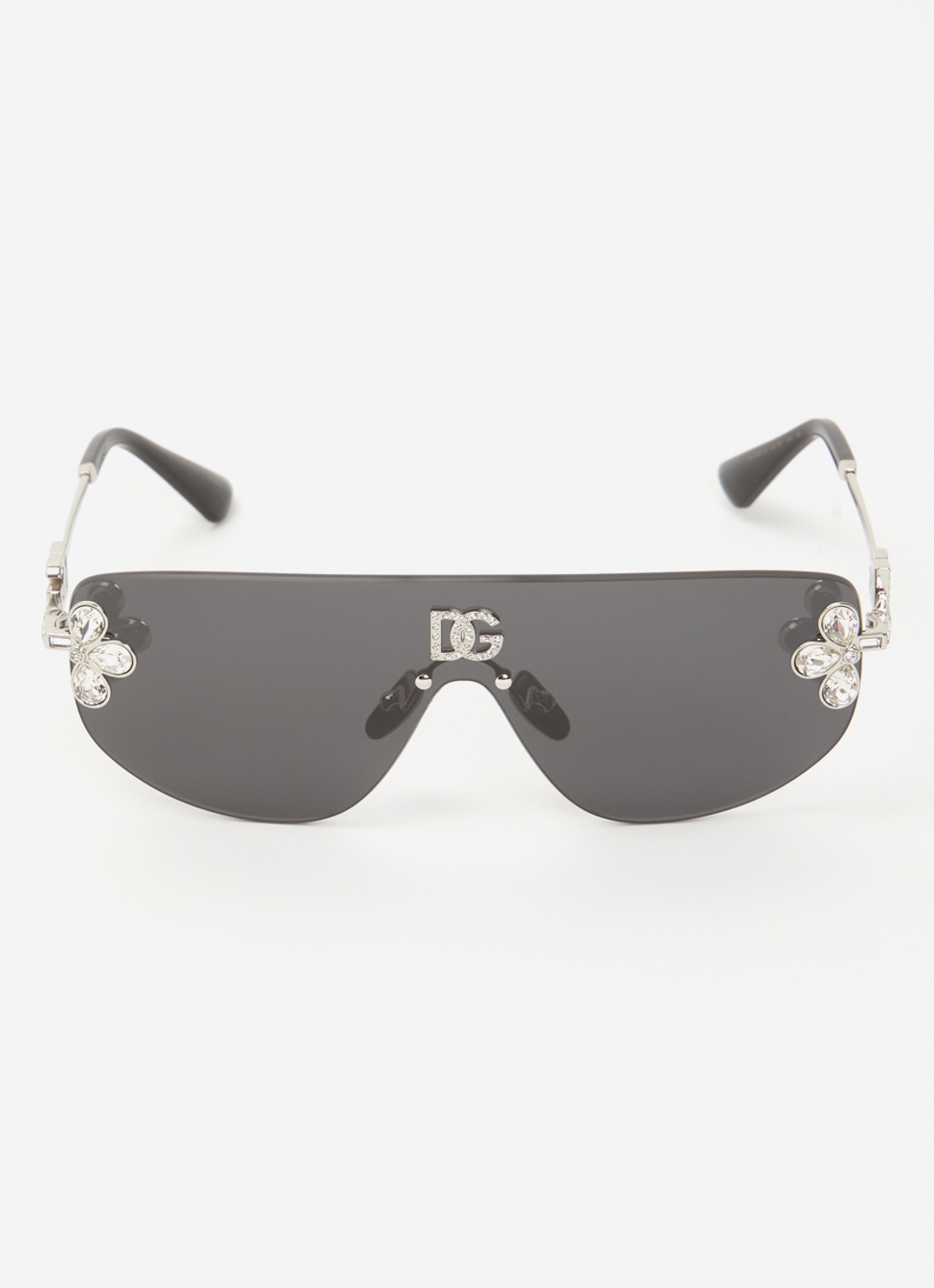 Dolce & Gabbana Shield zonnebril DG2333B - detail 2 zilver