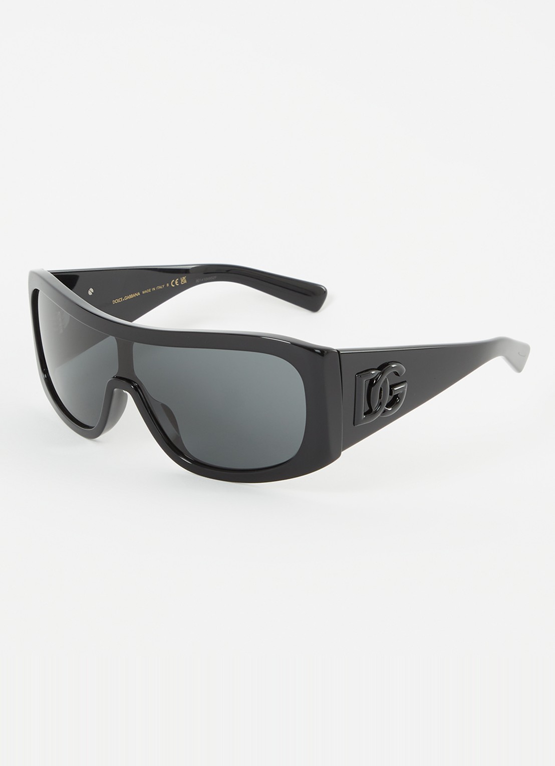 Dolce & Gabbana Shield zonnebril DG4454   - voorkant 4 zwart