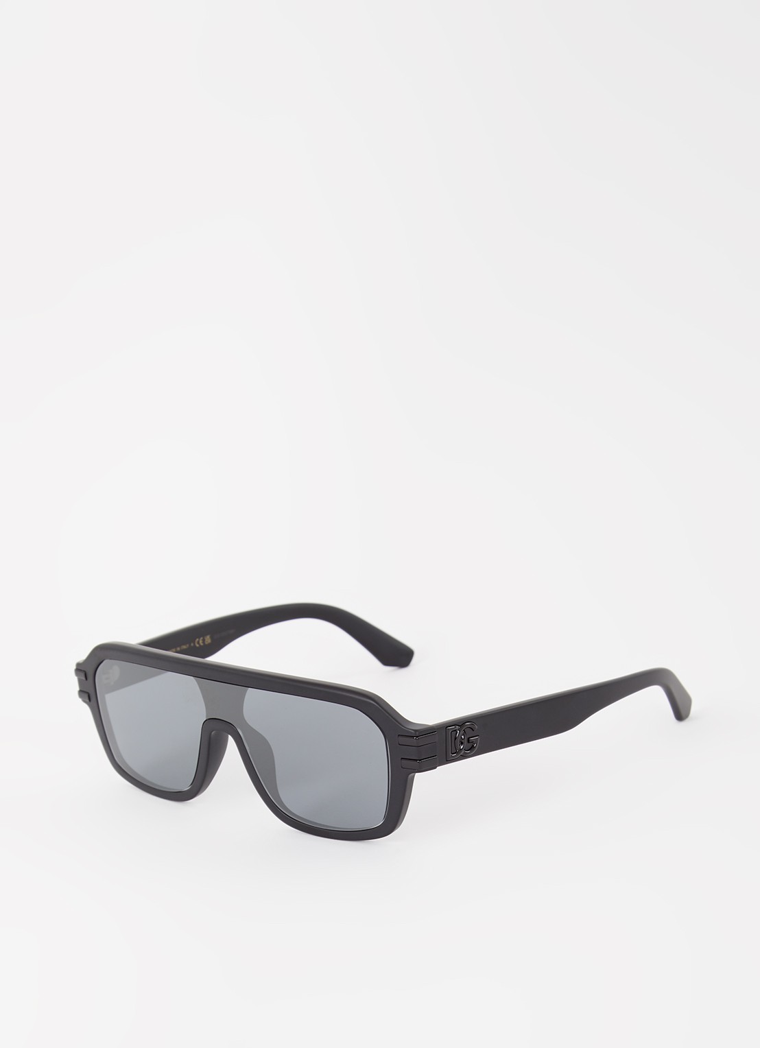 Dolce & Gabbana Shield zonnebril DG4507 - voorkant zwart