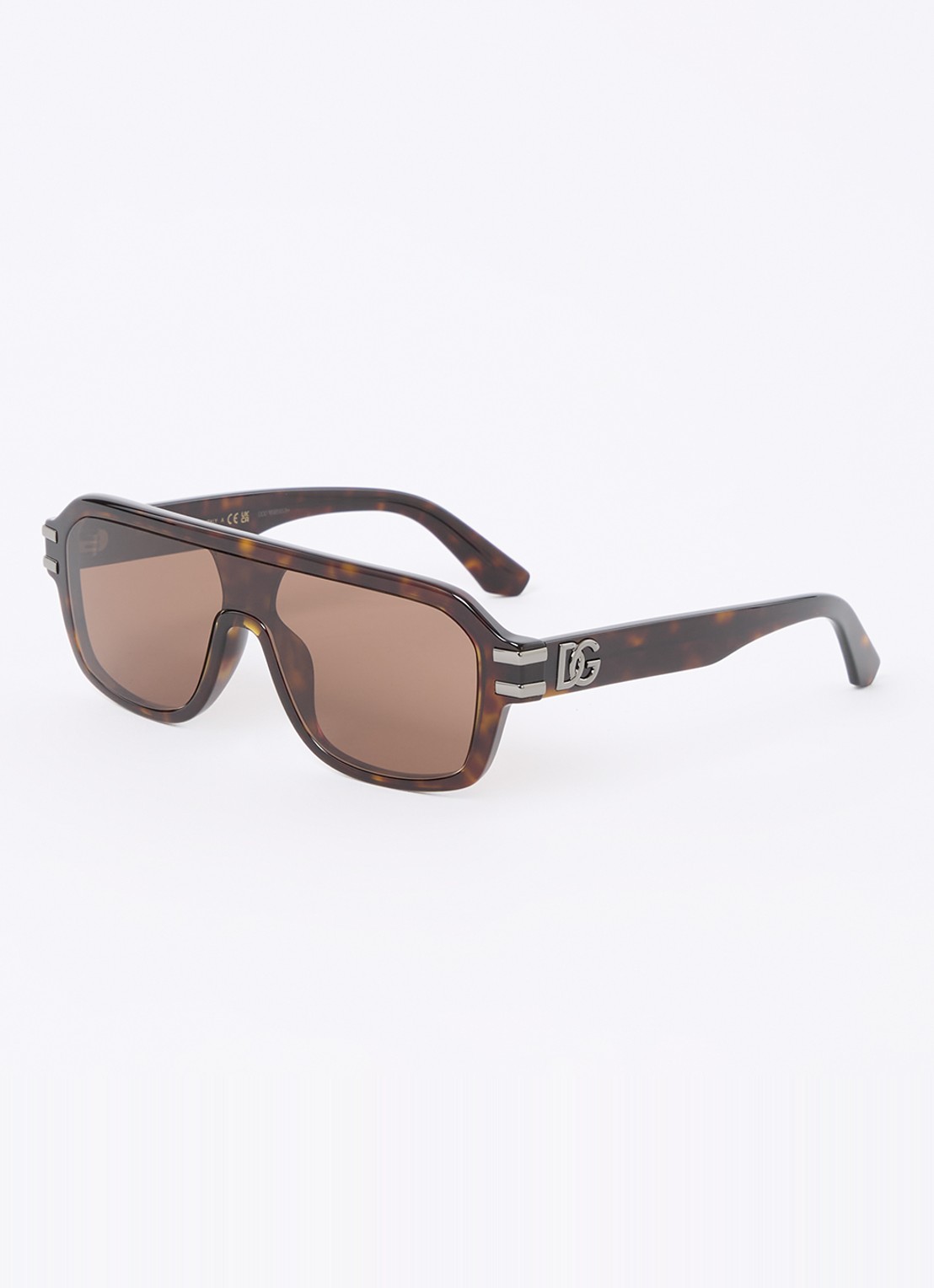 Dolce & Gabbana Shield zonnebril DG4507 - voorkant bruin