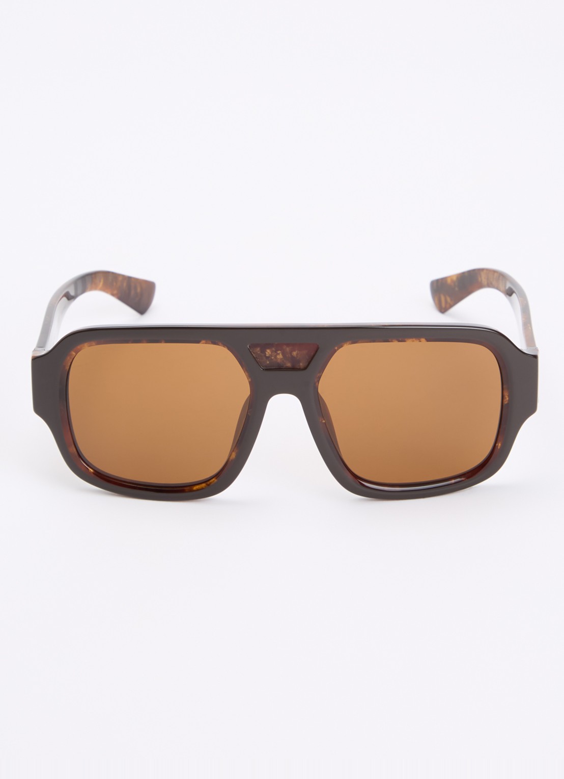 Dolce & Gabbana Shield zonnebril DG4516 - detail 2 bruin