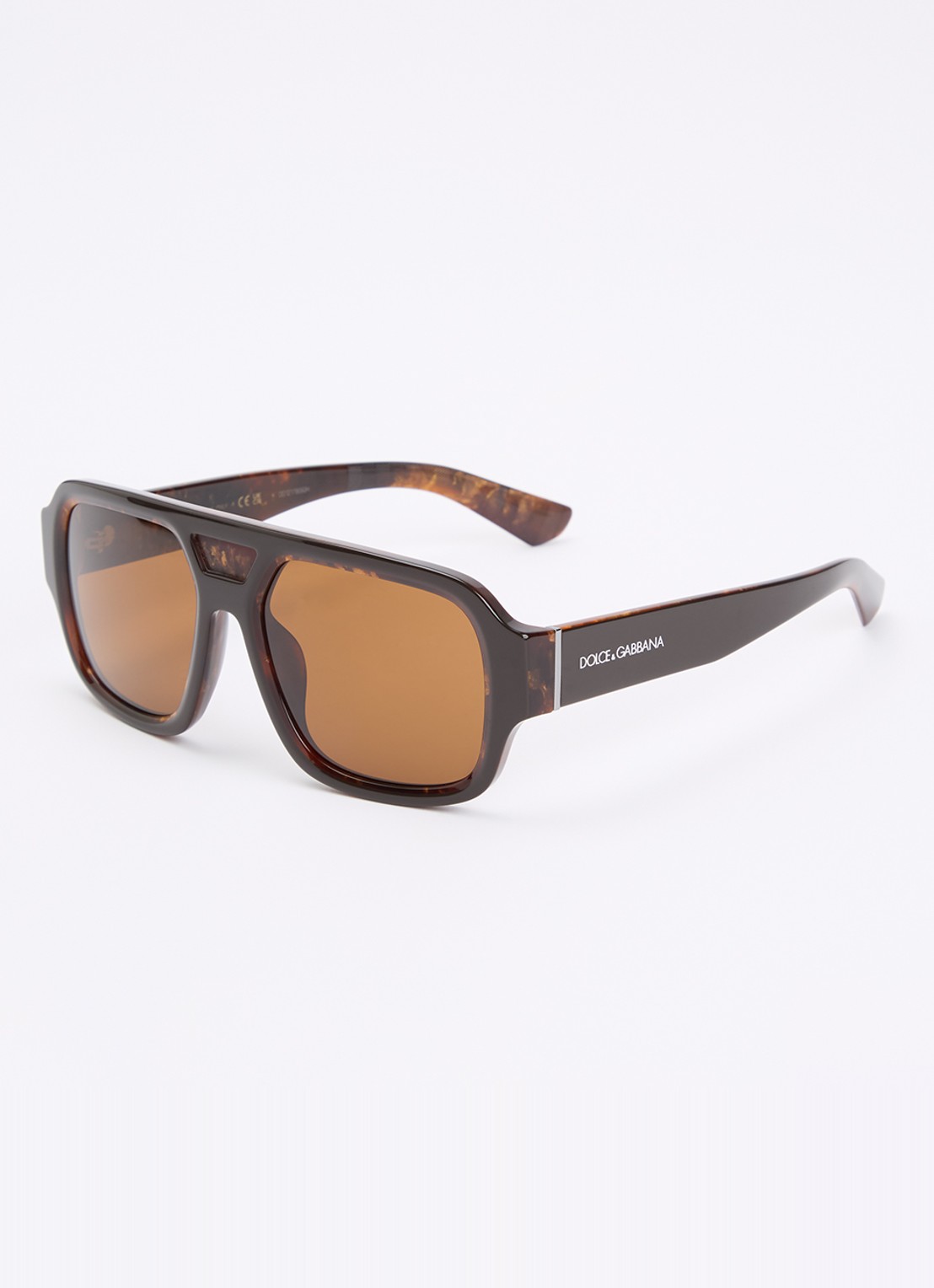 Dolce & Gabbana Shield zonnebril DG4516 - voorkant bruin
