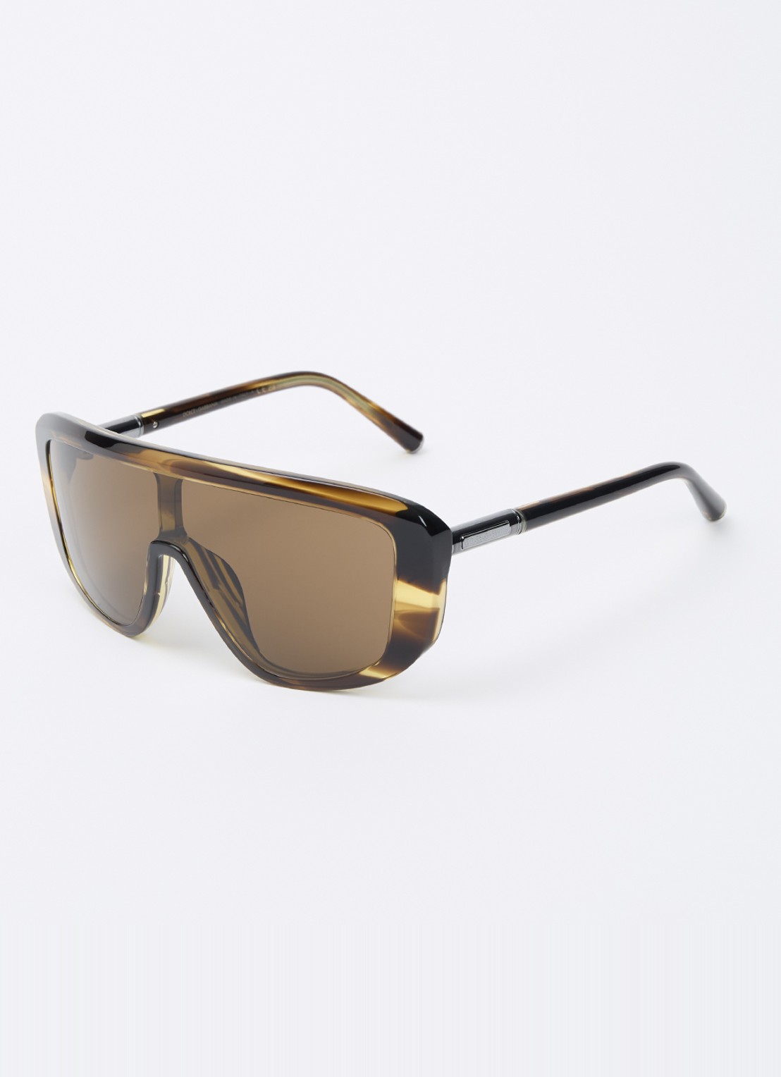 Dolce & Gabbana Shield zonnebril DG4520 - voorkant bruin