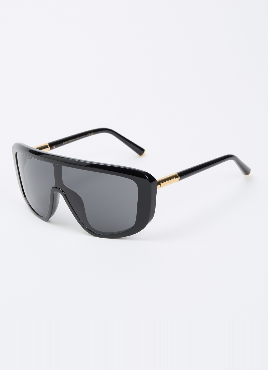 Dolce & Gabbana Shield zonnebril DG4520 - voorkant 4 zwart