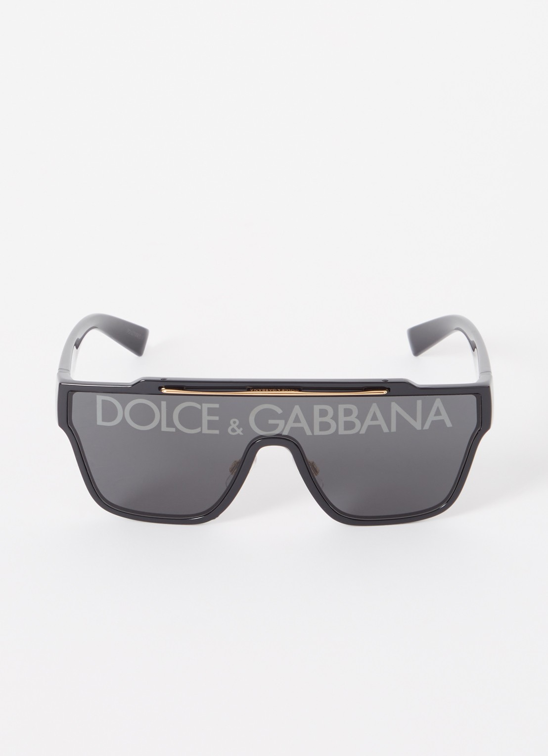 Dolce & Gabbana Shield zonnebril DG6125 - detail 2 zwart