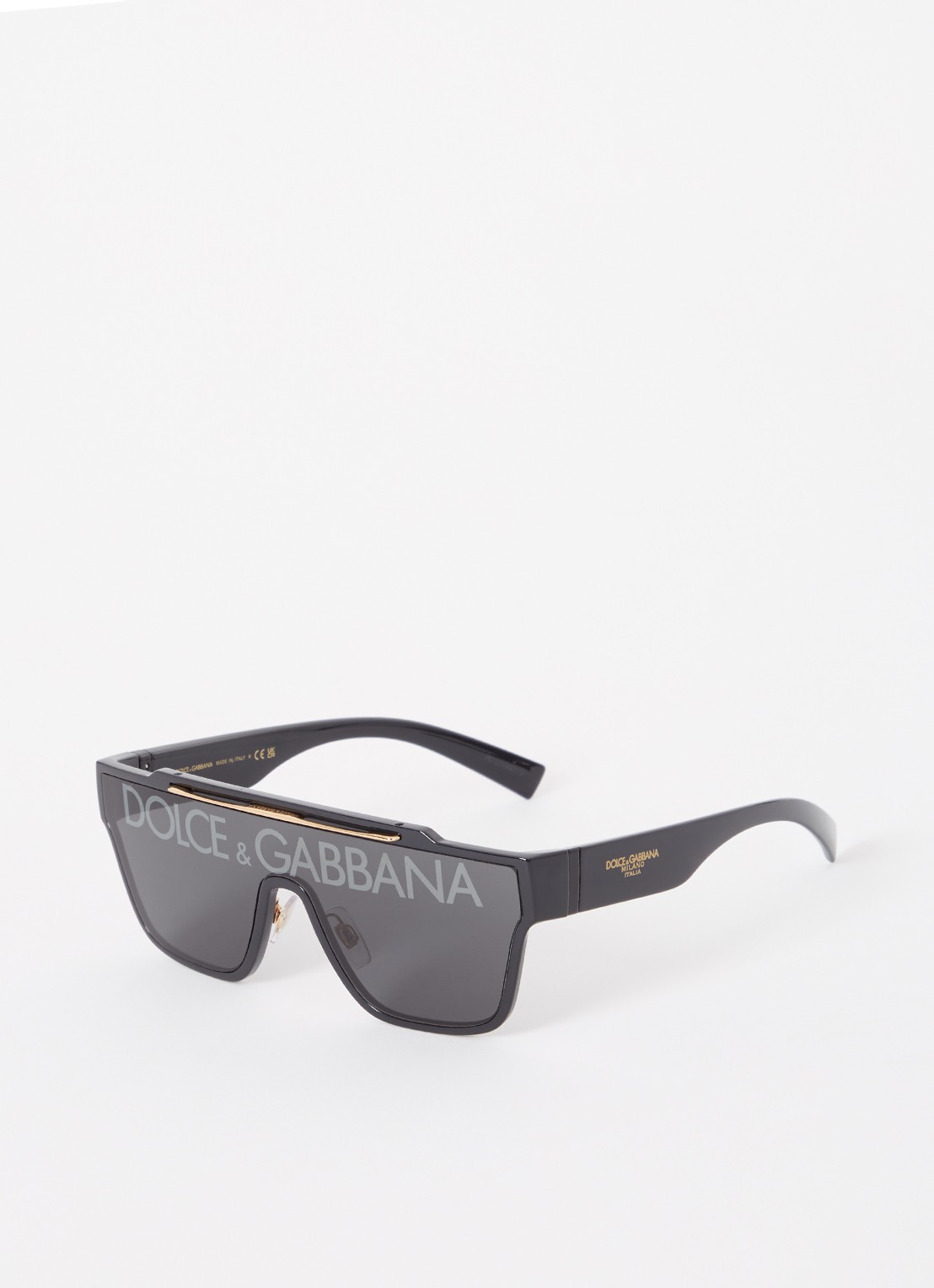 Dolce & Gabbana Shield zonnebril DG6125 - voorkant zwart