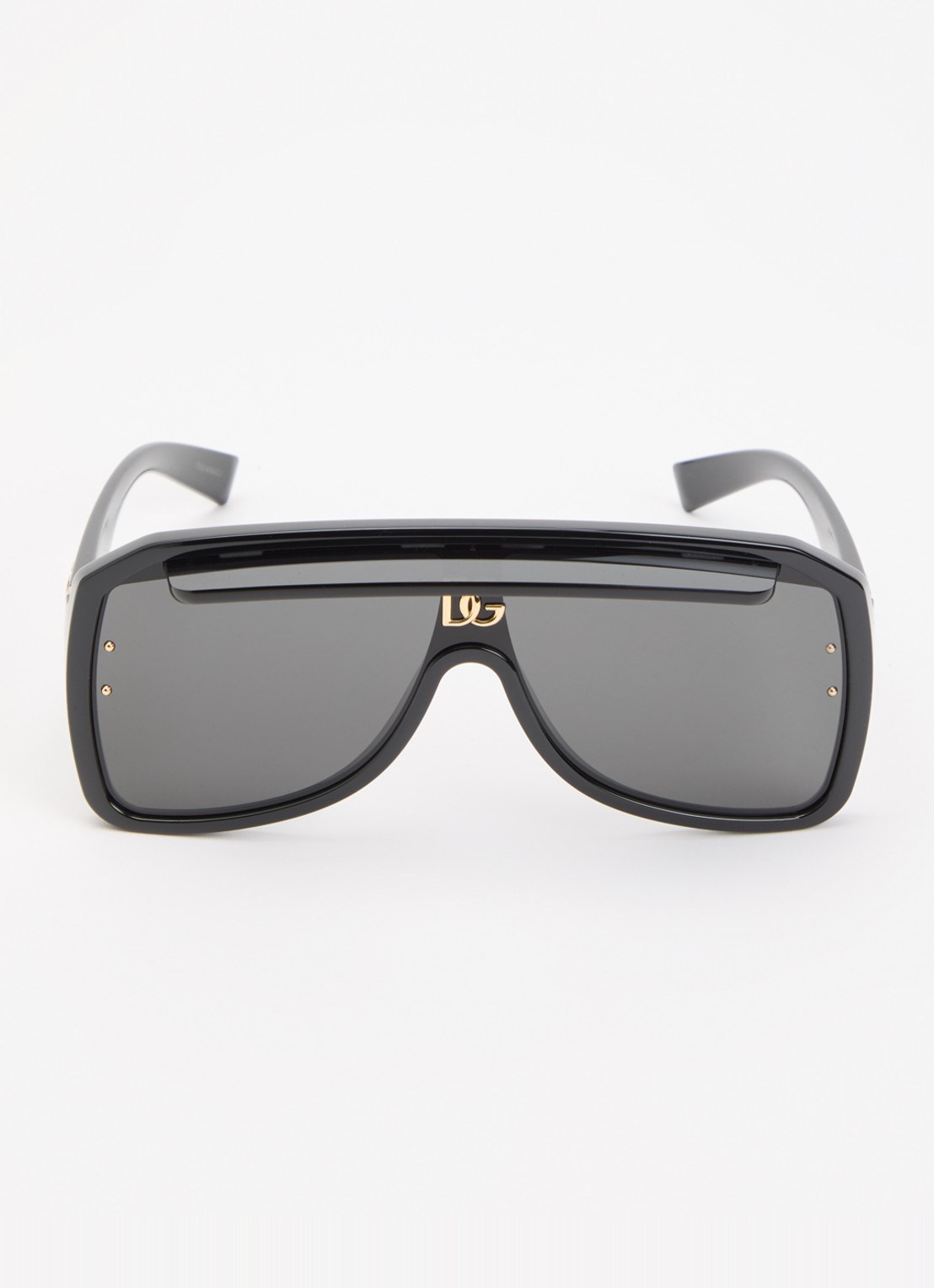 Dolce & Gabbana Shield zonnebril DG6205 - detail donkergrijs