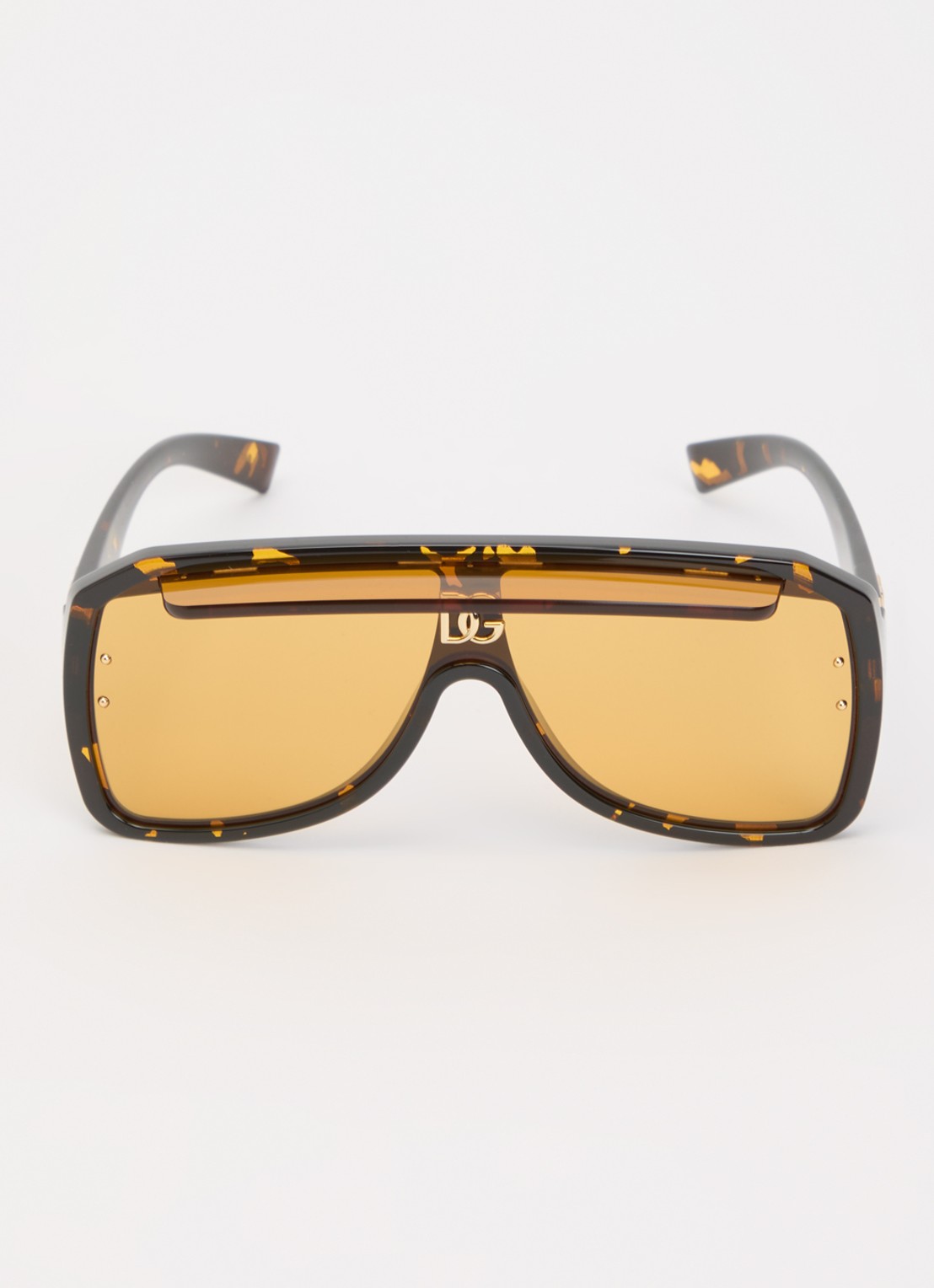 Dolce & Gabbana Shield zonnebril DG6205 - detail 2 bruin