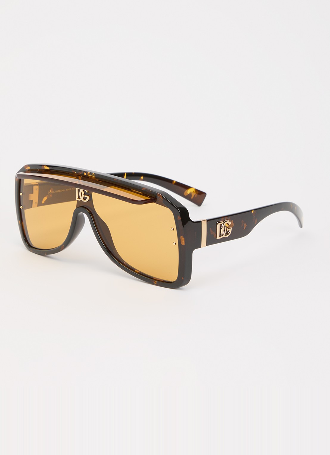 Dolce & Gabbana Shield zonnebril DG6205 - voorkant bruin