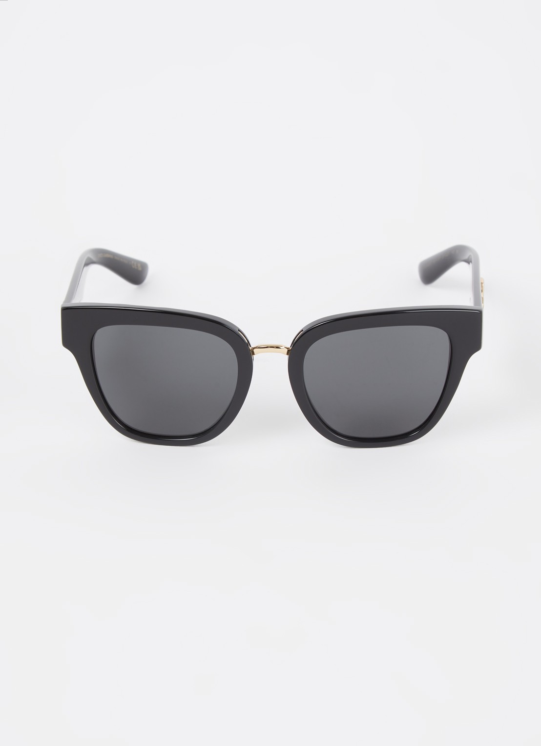 Dolce & Gabbana Wayfarer zonnebril DG4437 - detail zwart