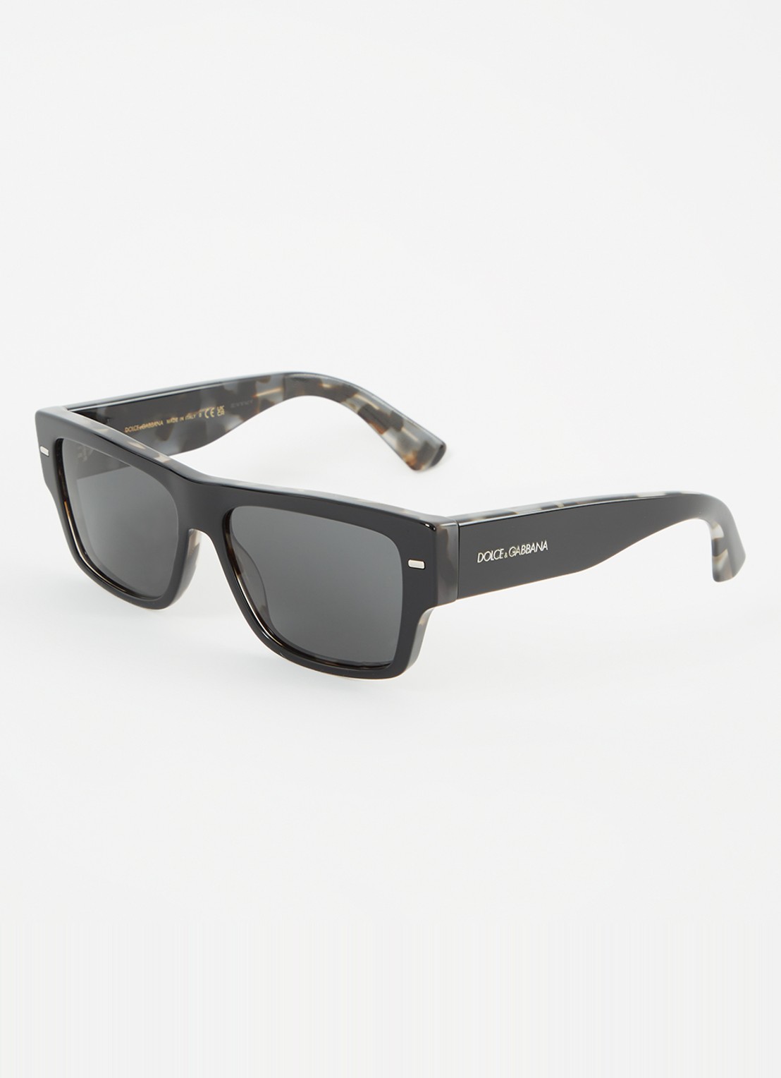 Dolce & Gabbana Wayfarer zonnebril DG4451 - voorkant zwart