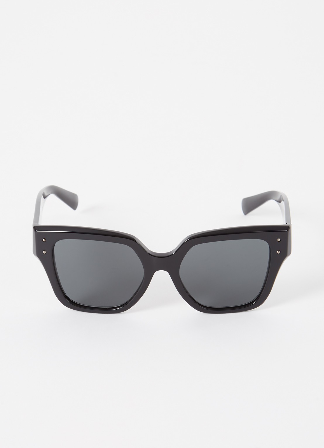 Dolce & Gabbana Wayfarer zonnebril DG4471 - detail zwart
