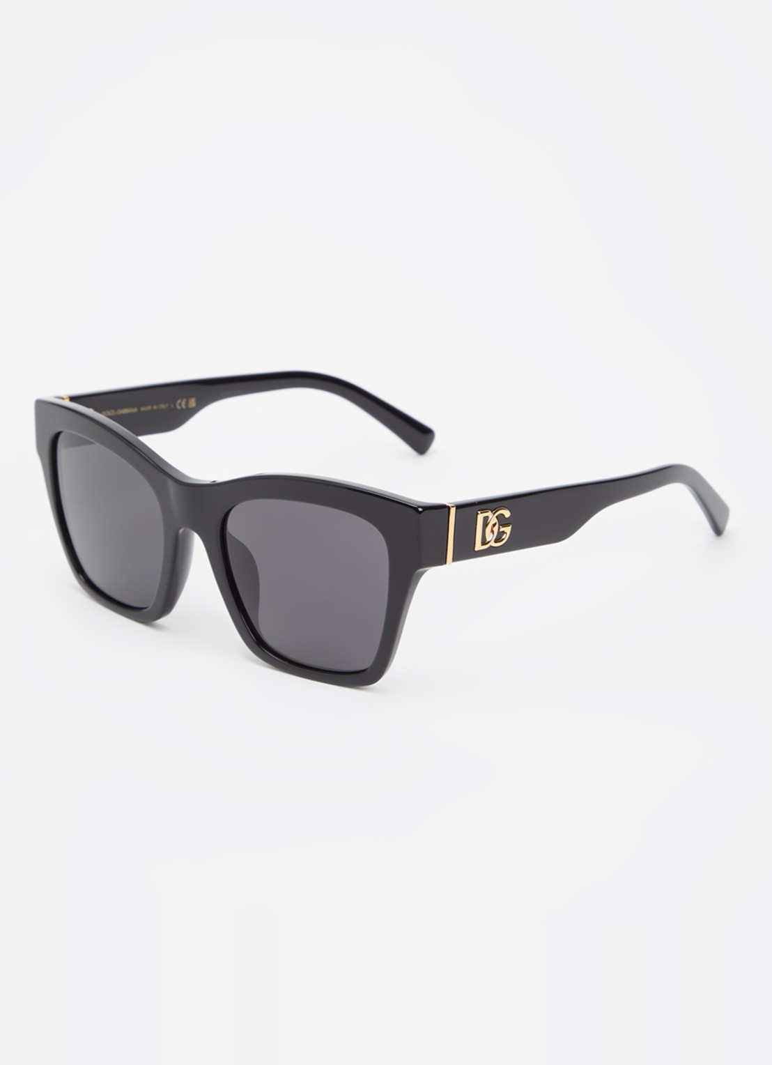 Dolce & Gabbana Wayfarer zonnebril DG4512 - voorkant zwart