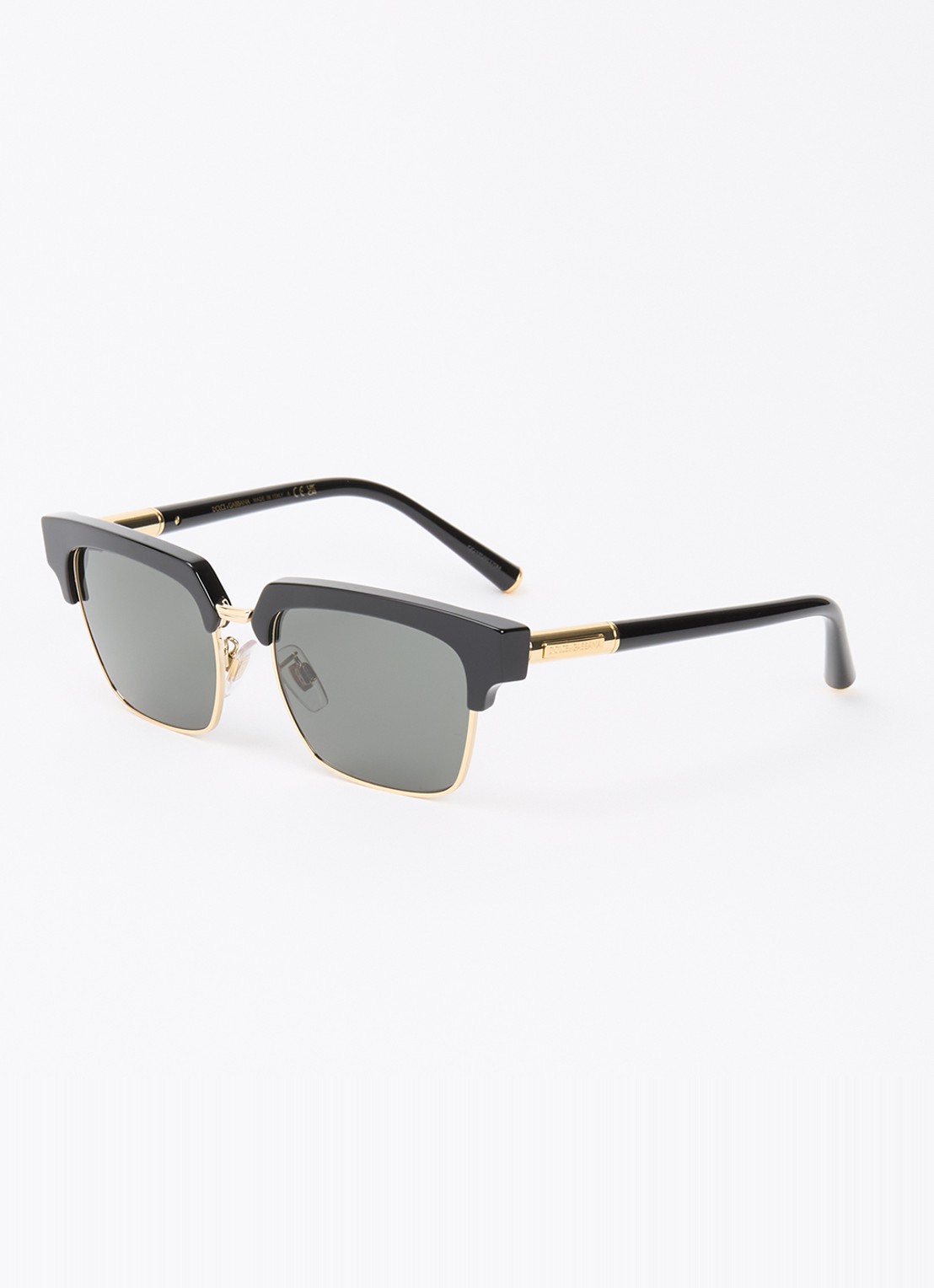 Dolce & Gabbana Wayfarer zonnebril DG4522 - voorkant zwart