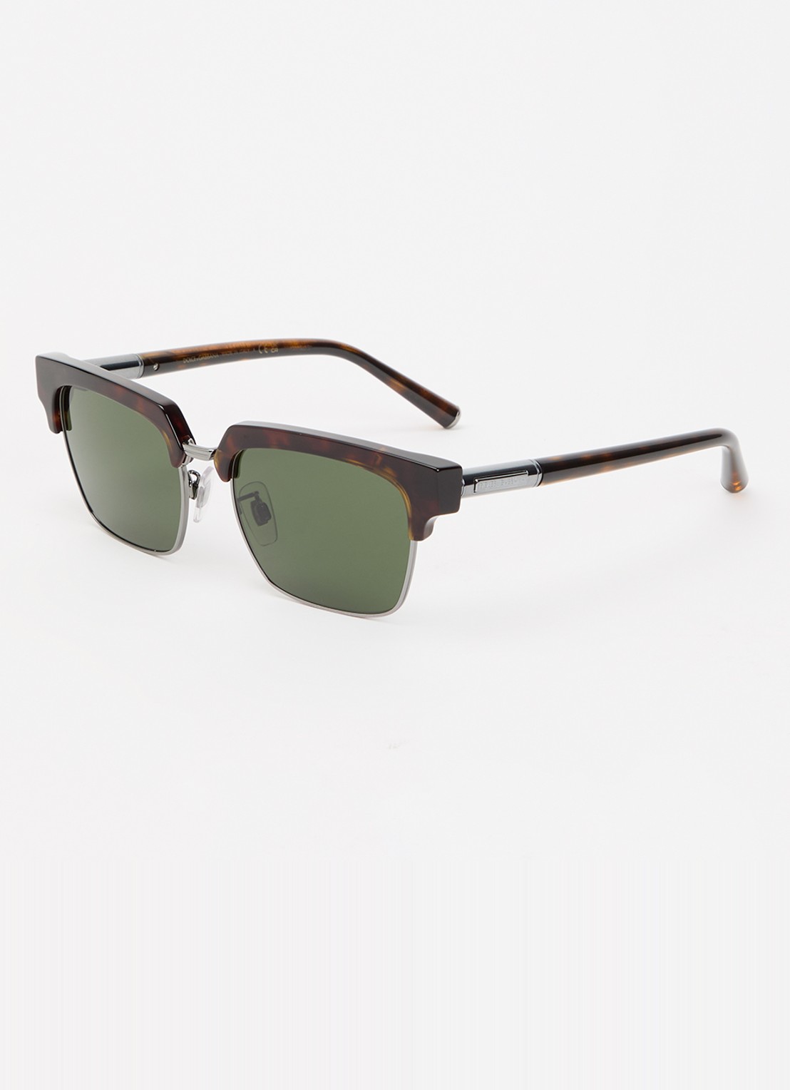 Dolce & Gabbana Wayfarer zonnebril DG4522 - voorkant 4 donkerbruin