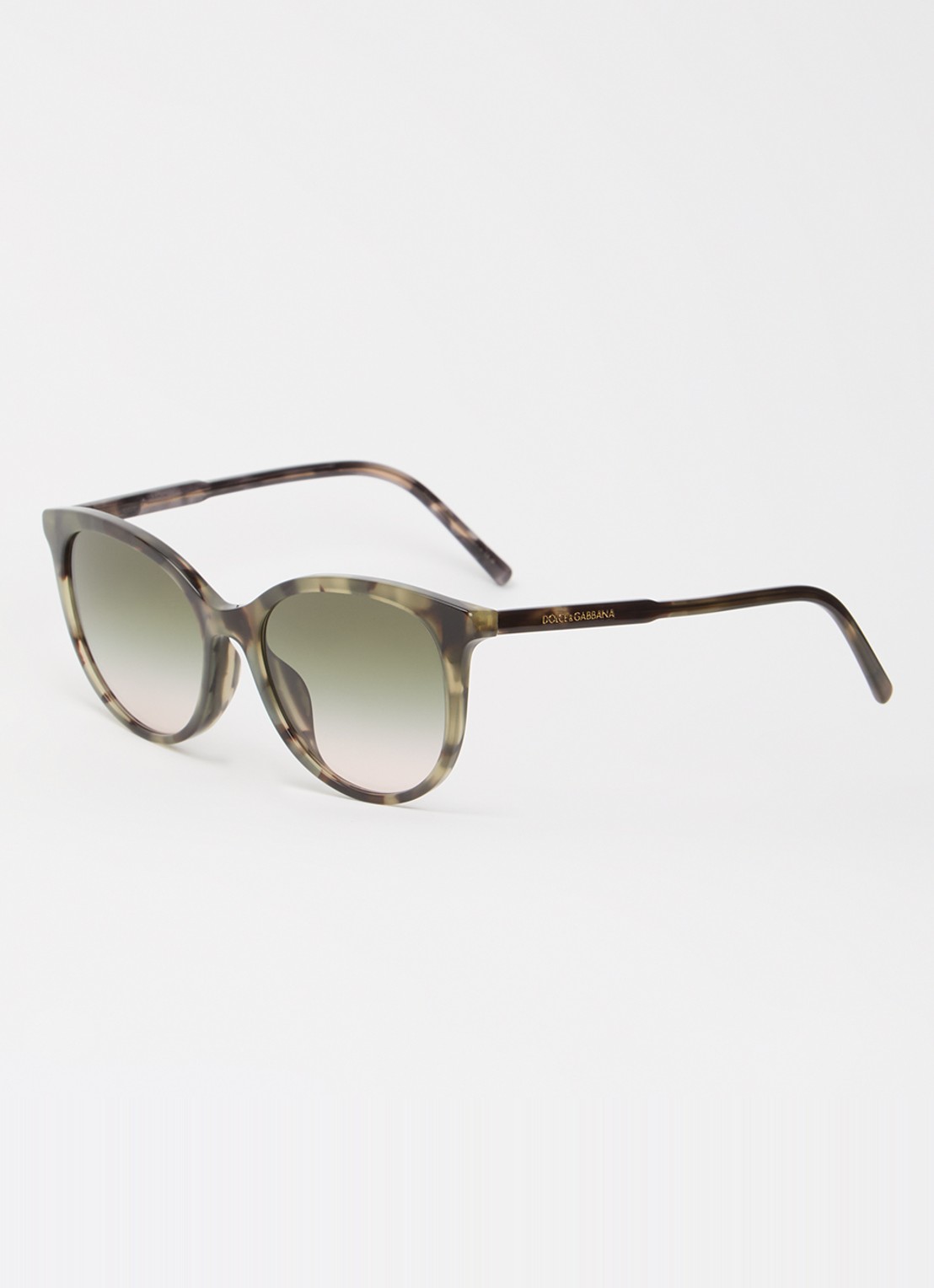 Dolce & Gabbana Wayfarer zonnebril DG4540 - voorkant lichtbruin