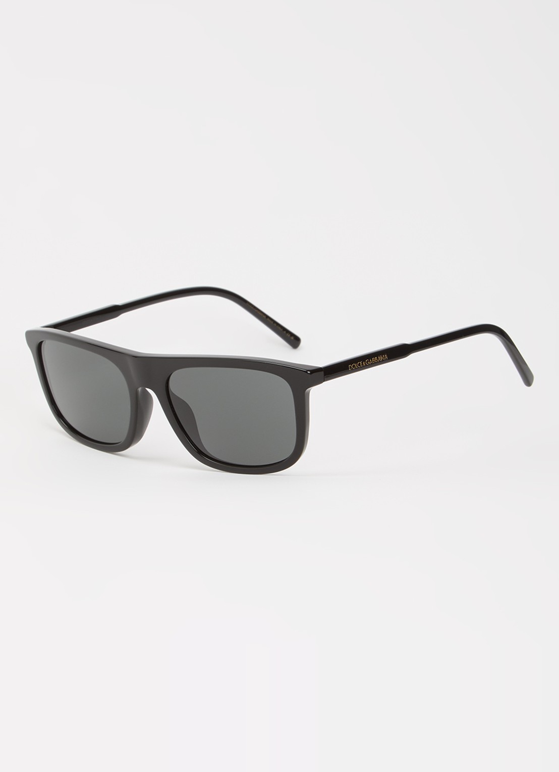 Dolce & Gabbana Wayfarer zonnebril DG4542 - voorkant 4 donkergrijs
