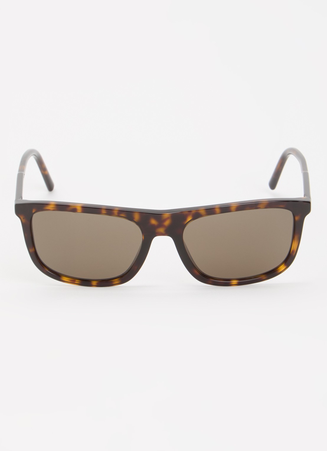 Dolce & Gabbana Wayfarer zonnebril DG4542 - detail donkerbruin