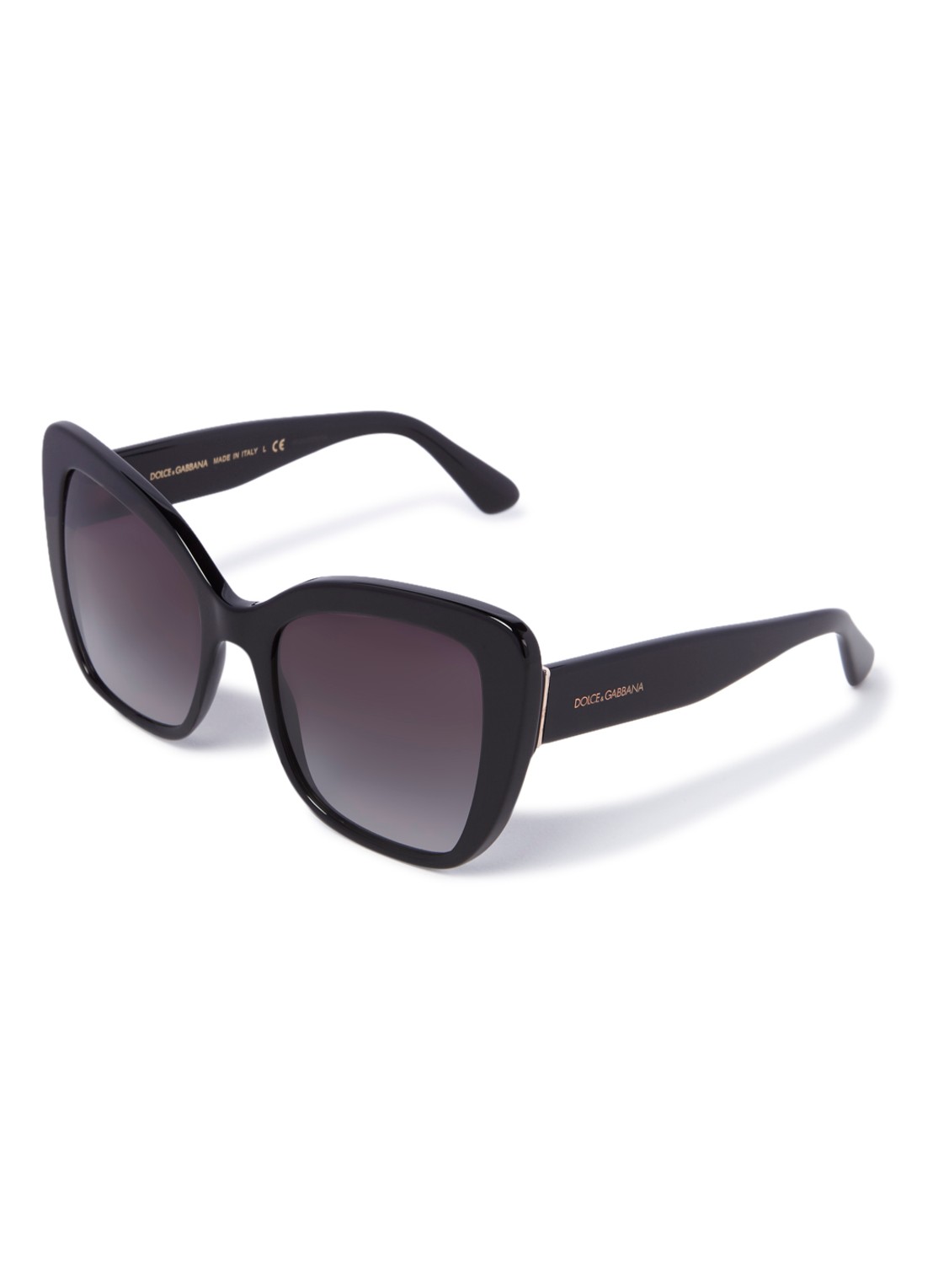 Dolce & Gabbana Zonnebril DG4348 - voorkant zwart