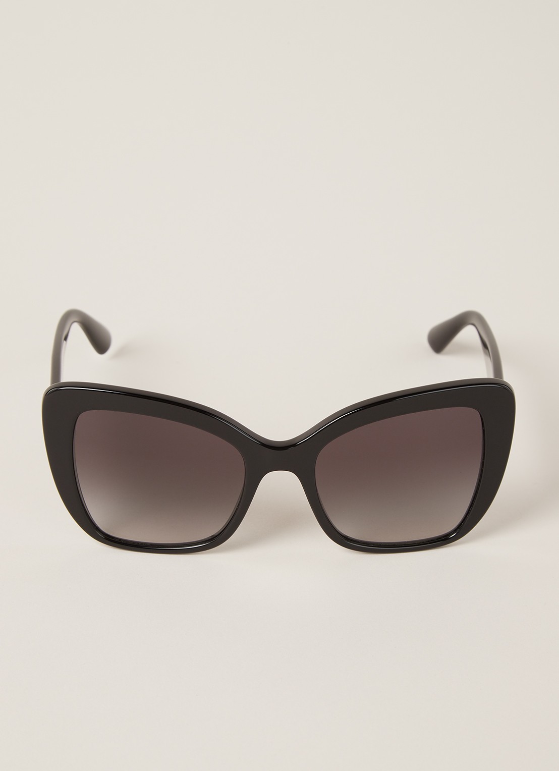Dolce & Gabbana Zonnebril DG4348 - voorkant 2 zwart