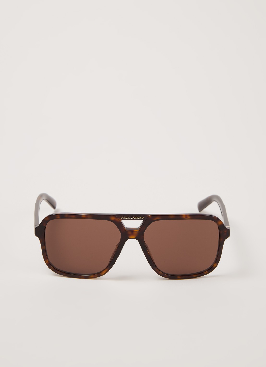 Dolce & Gabbana Zonnebril DG4354 - voorkant 5 donkerbruin