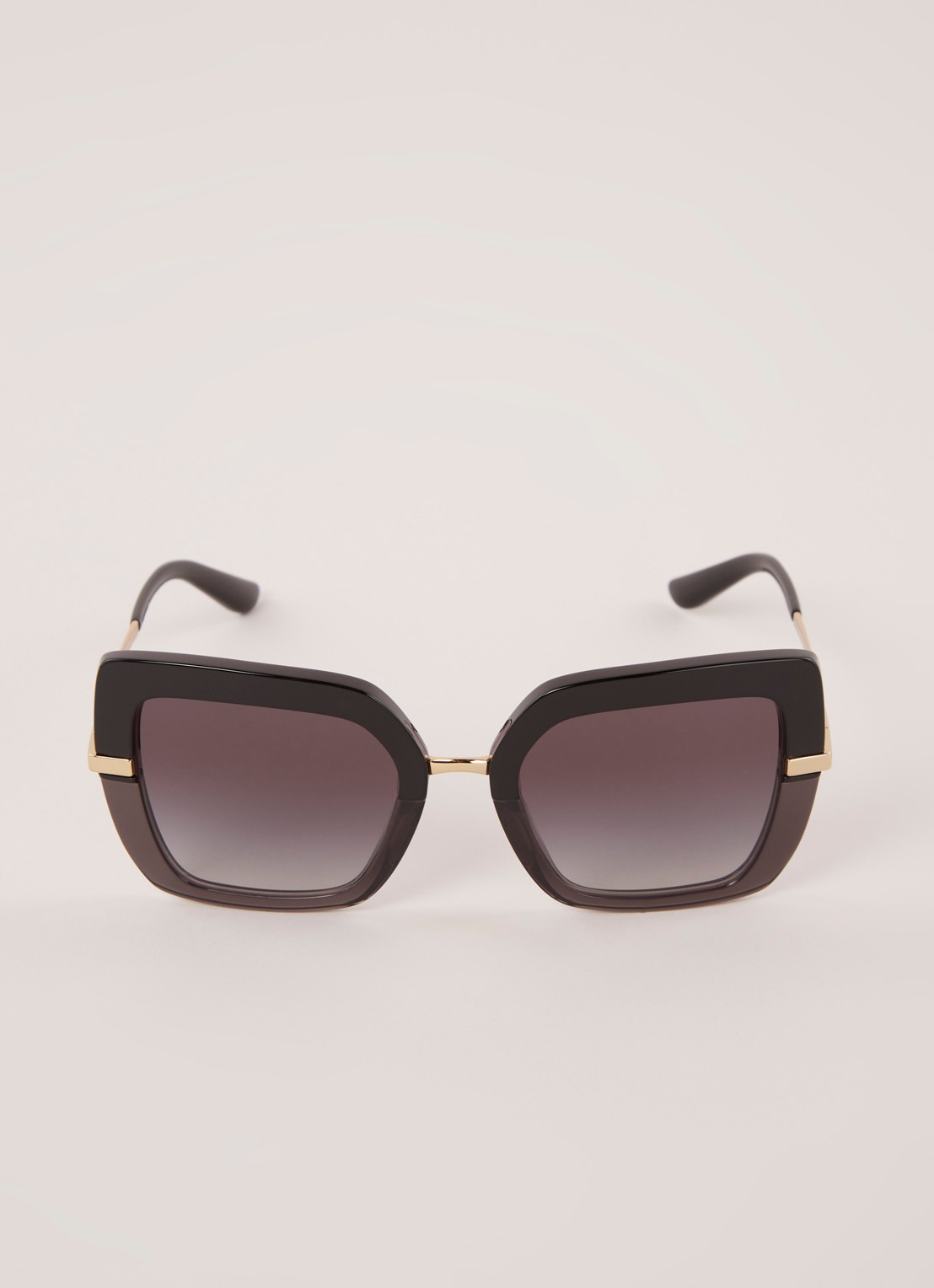 Dolce & Gabbana Zonnebril DG4373 - voorkant 2 zwart