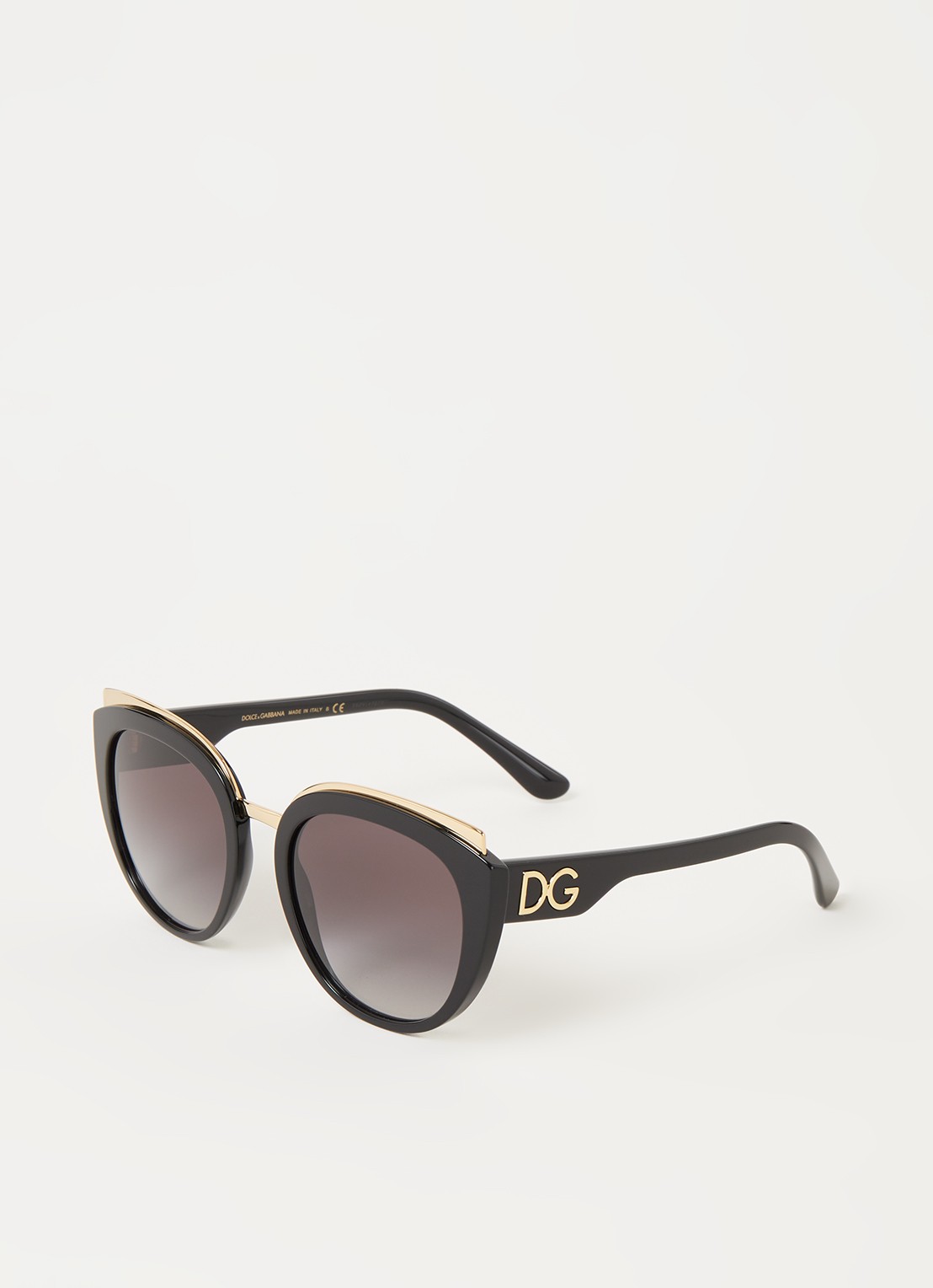Dolce & Gabbana Zonnebril DG4383 - voorkant zwart