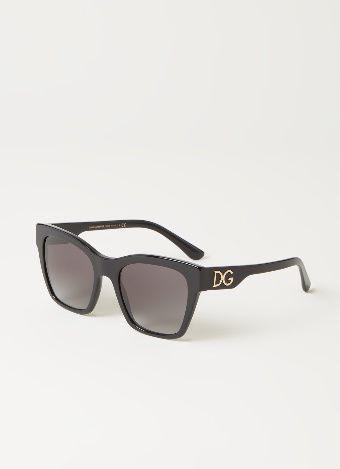 Dolce & Gabbana Zonnebril DG4384 - voorkant 3 zwart