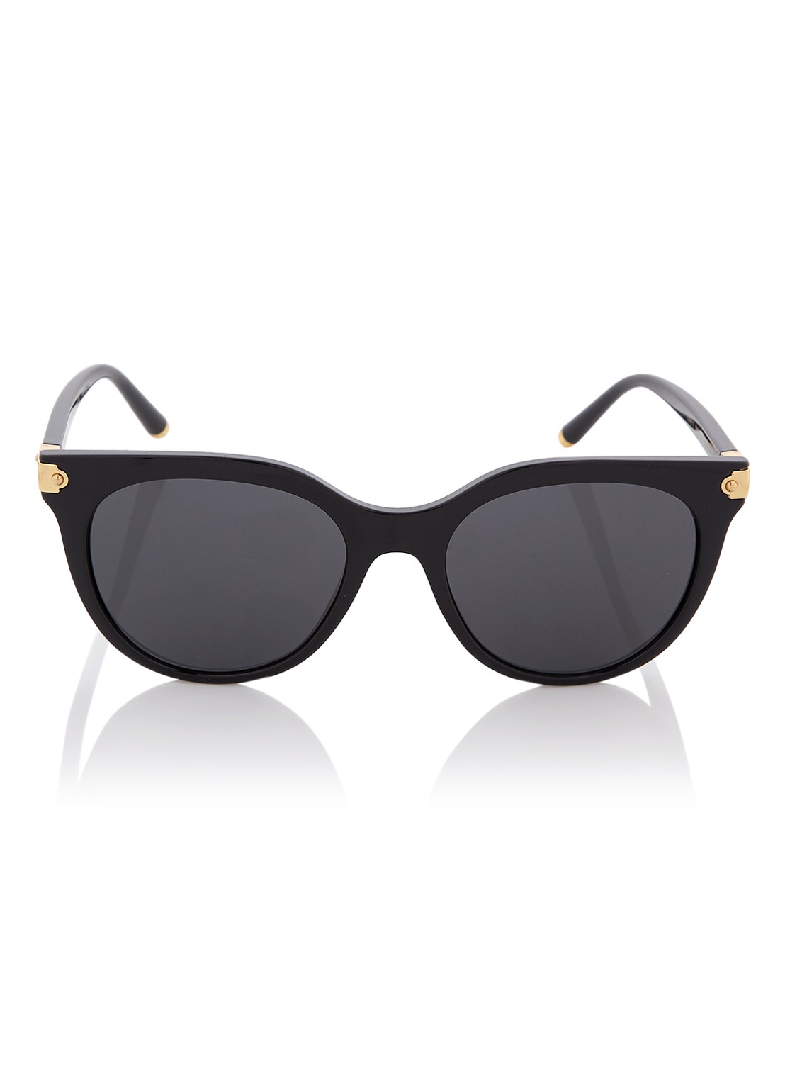 Dolce & Gabbana Zonnebril DG6117 - voorkant 2 zwart