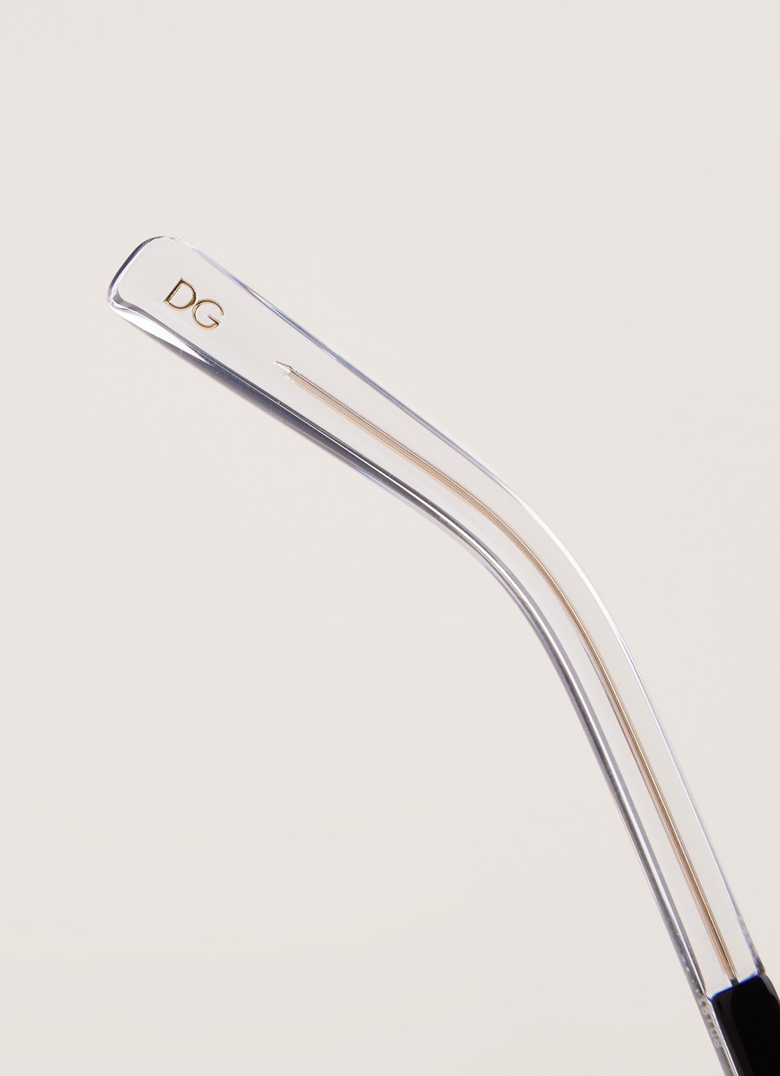 Dolce & Gabbana Zonnebril gepolariseerd DG4354 - detail 2 zwart