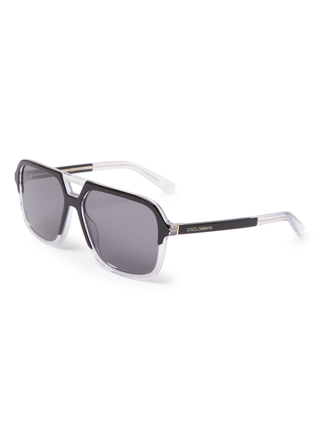 Dolce & Gabbana Zonnebril gepolariseerd DG4354 - voorkant 4 zwart